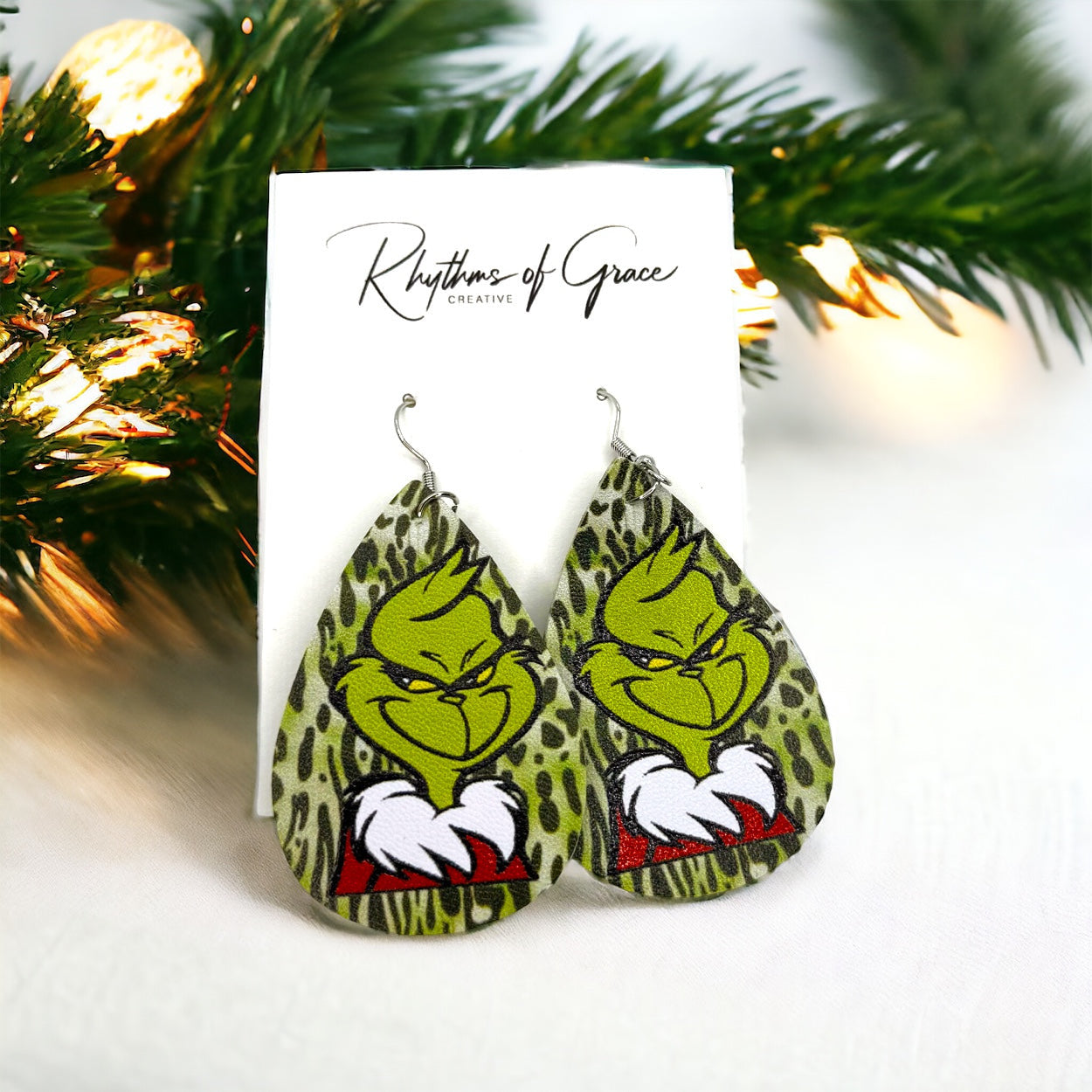 Mean One Dangle Earrings: Get Your Grinch On This Christmas!