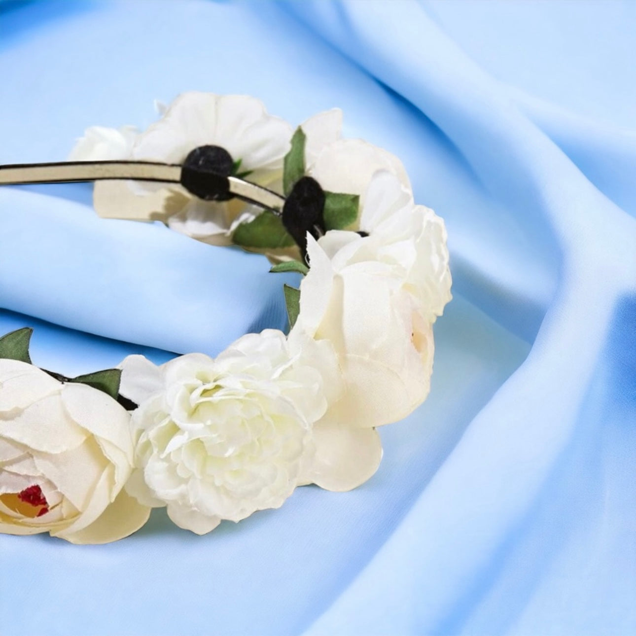 Blooming Beauty: White Flower Headband for the Perfect Boho Chic Look! - Rhythms of Grace Creative