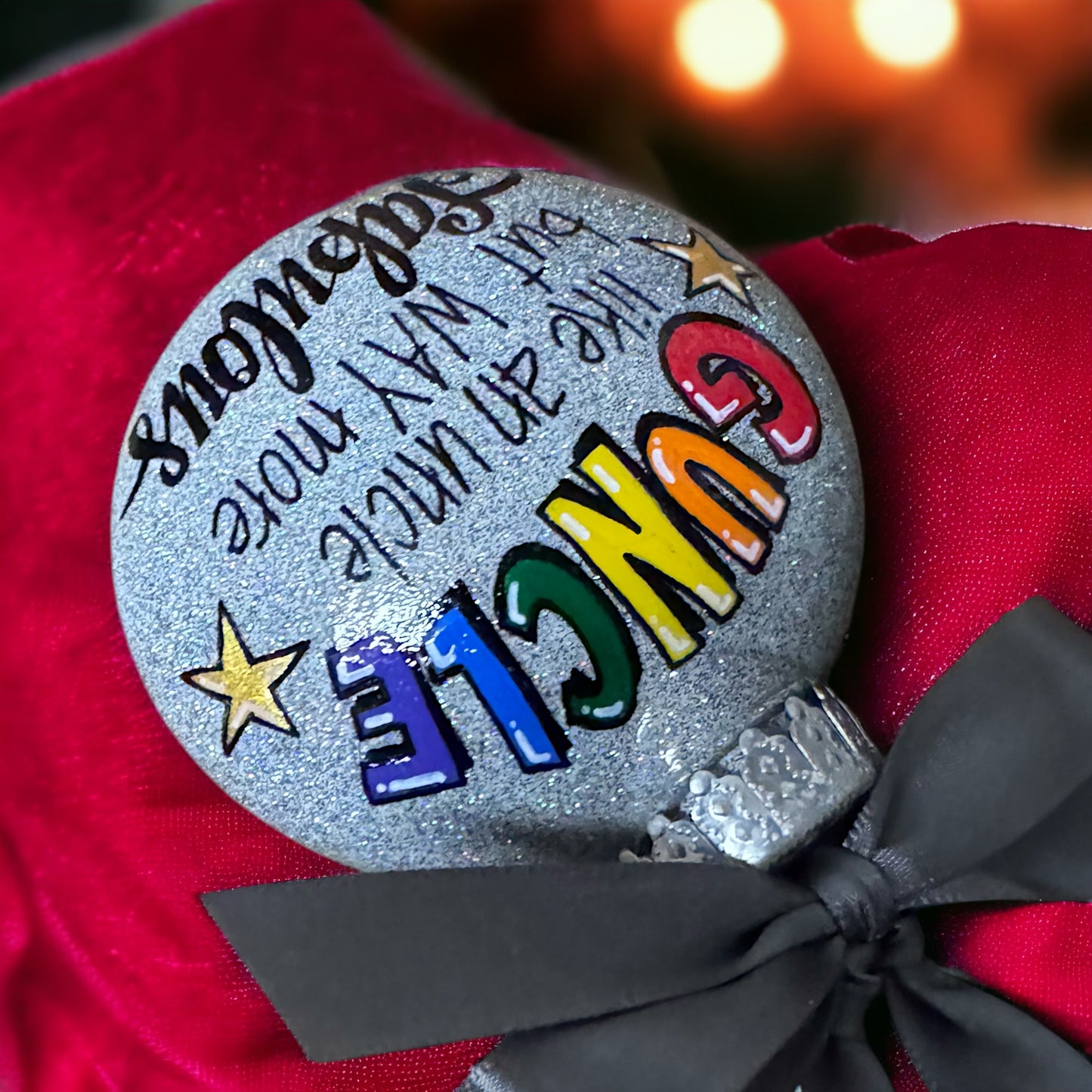 Christmas Ornament: GUNCLE – Your Fabulous Holiday Sidekick!