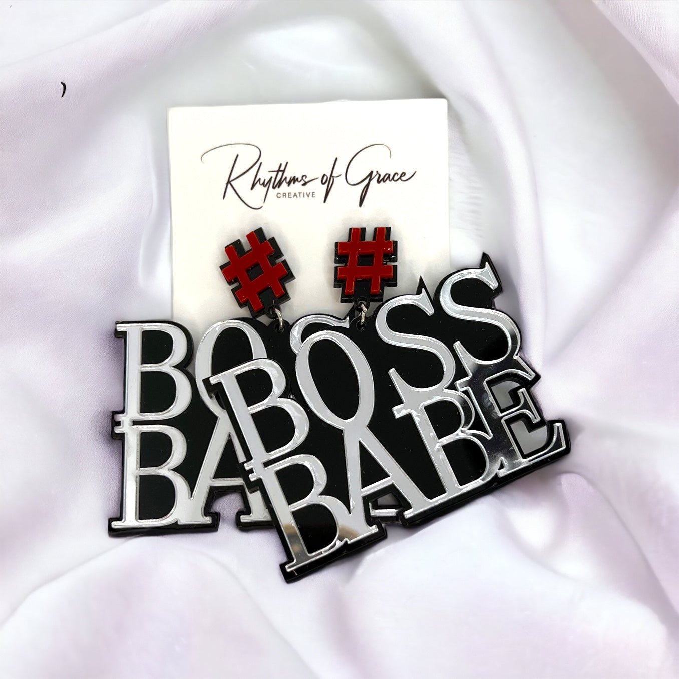 Boss Babe Bling: Sassy Girl Power Earrings to Elevate Your Style! - Rhythms of Grace Creative