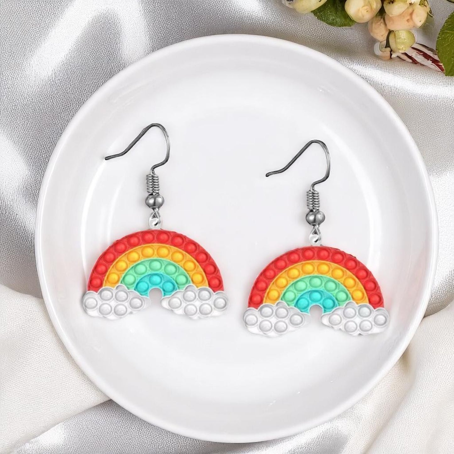Pop-It Toy Dangle Earrings: A Colorful Twist to Your Style!