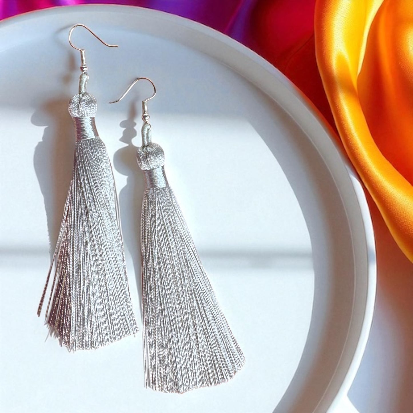 Tassel Power: Colorful Boho Dangle Earrings in 9 Vibrant Shades!