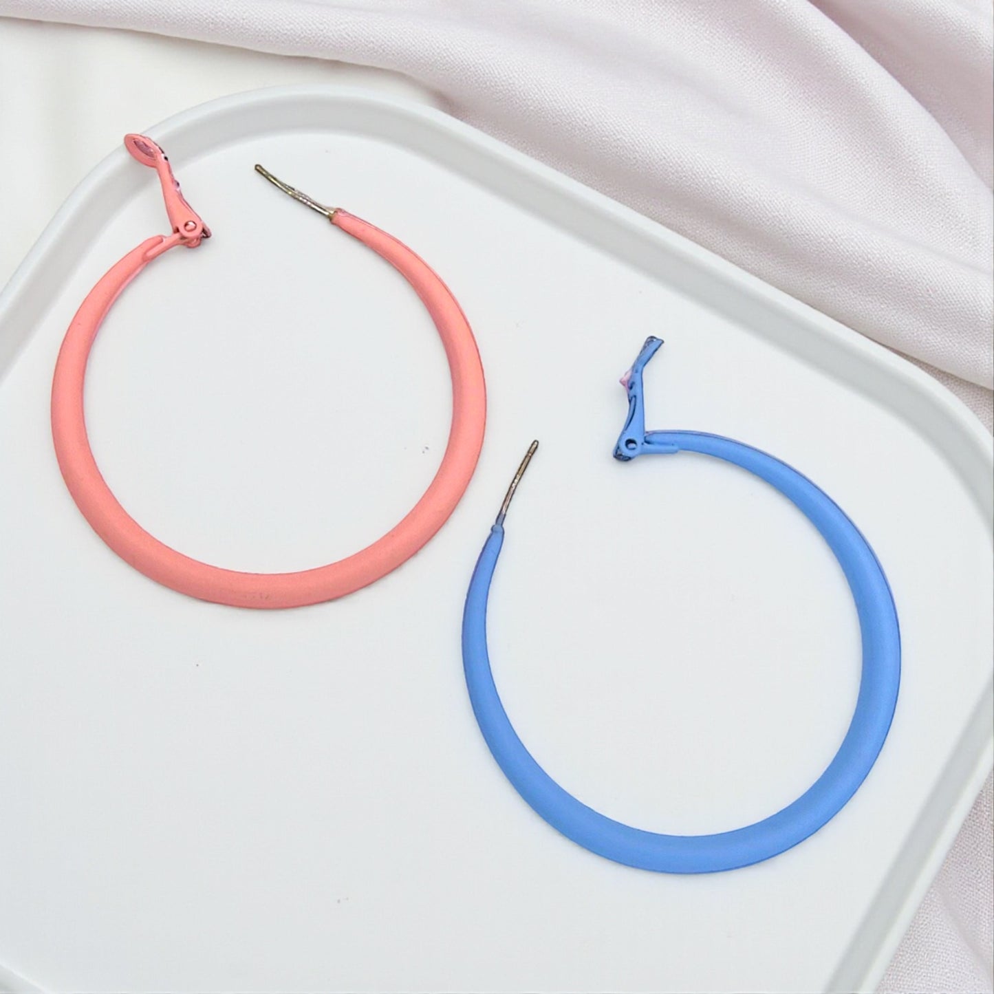Pink or Blue? Peek-a-Boo Hoops for the Big Reveal!