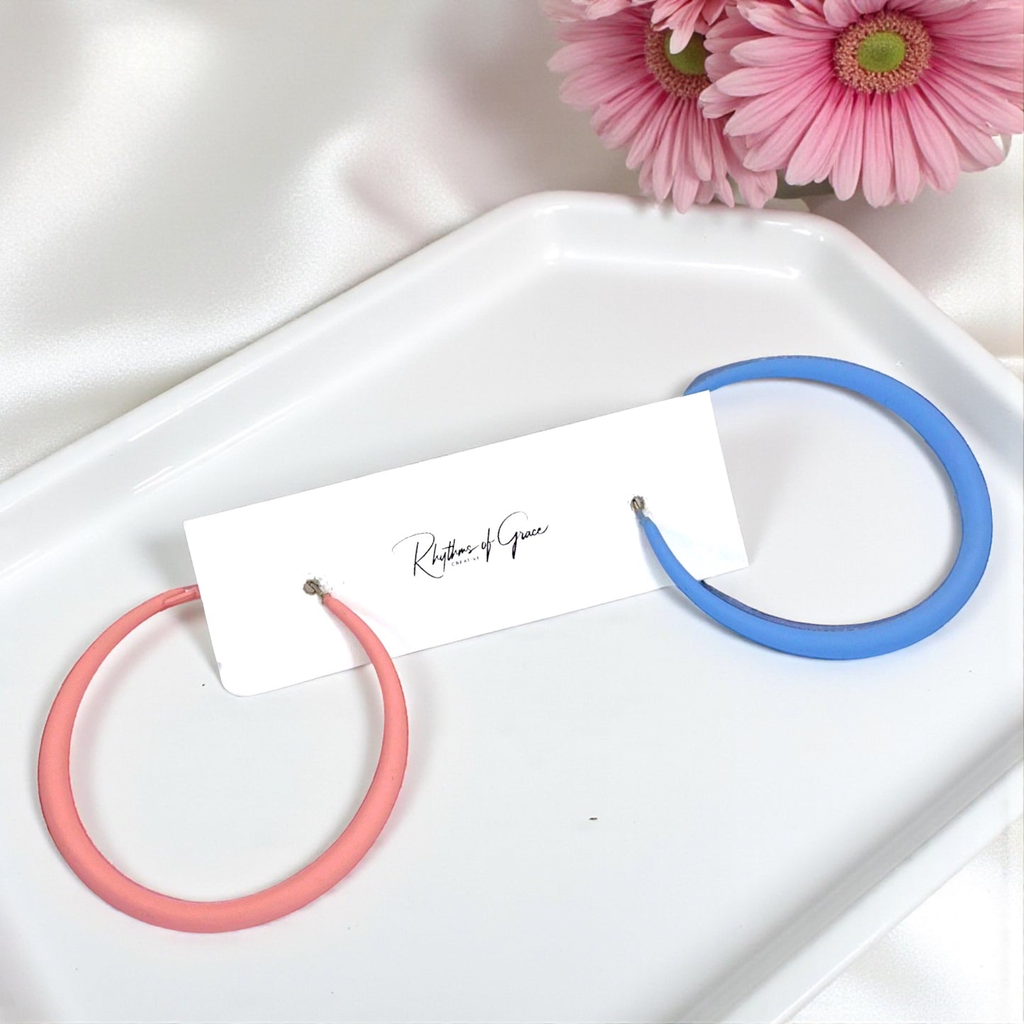 Pink or Blue? Peek-a-Boo Hoops for the Big Reveal!