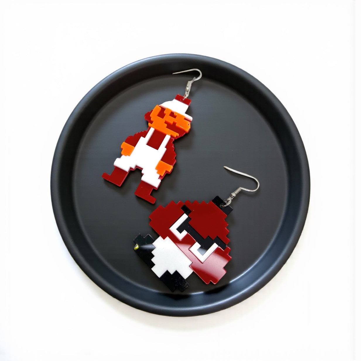 Retro Super Mario Bros Earrings – 80’s Gamer Chic! 🎮