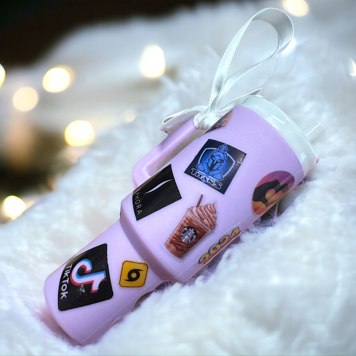 Cheers to the Season: Customized Mini Stanley Cup Ornaments for the Perfect Gift!