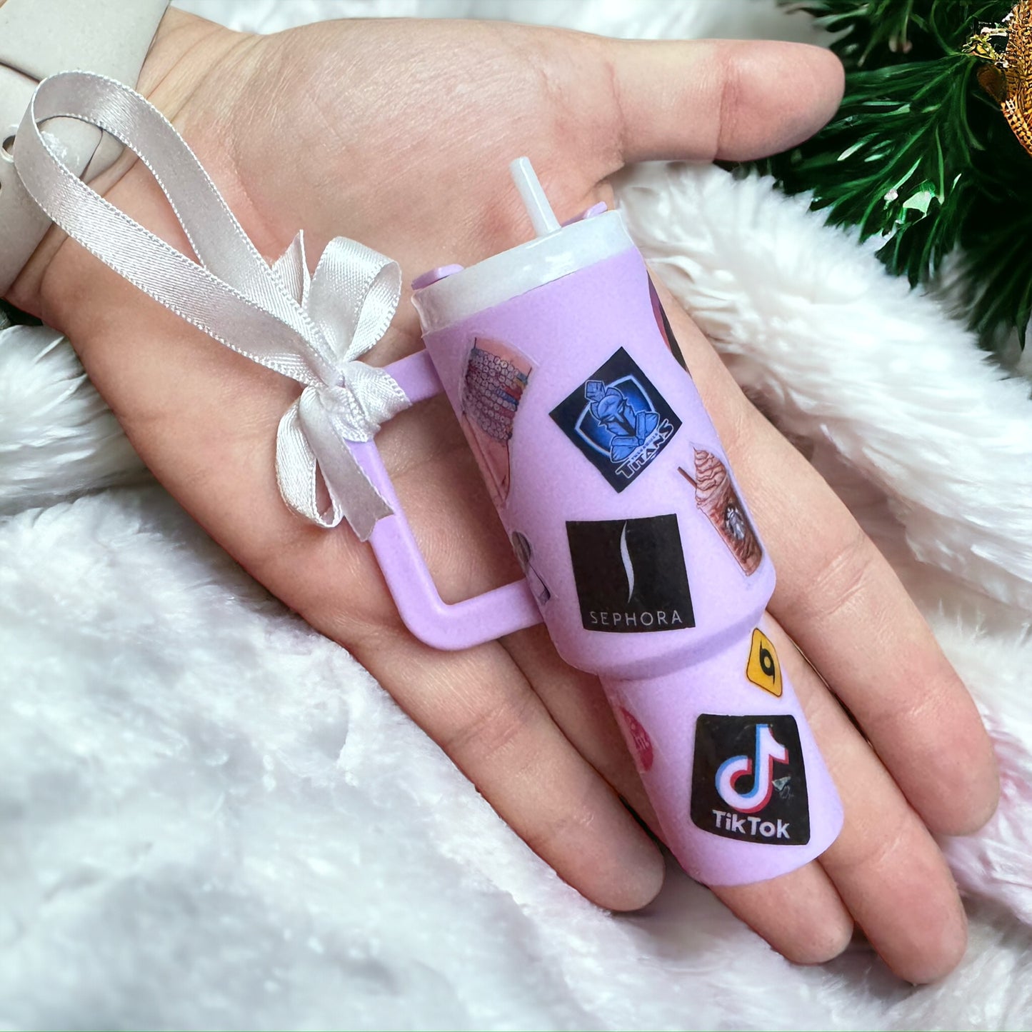 Cheers to the Season: Customized Mini Stanley Cup Ornaments for the Perfect Gift!
