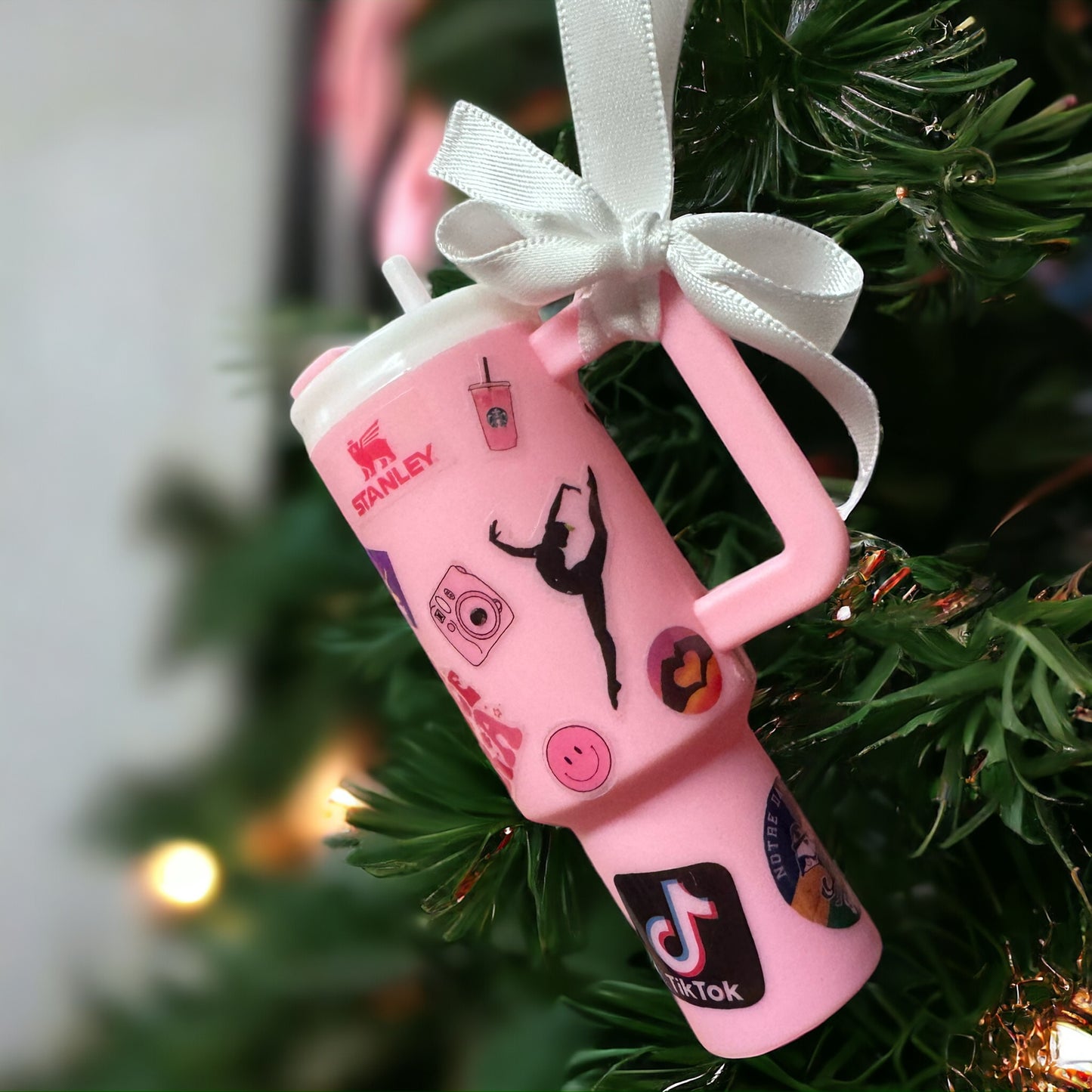 Cheers to the Season: Customized Mini Stanley Cup Ornaments for the Perfect Gift!