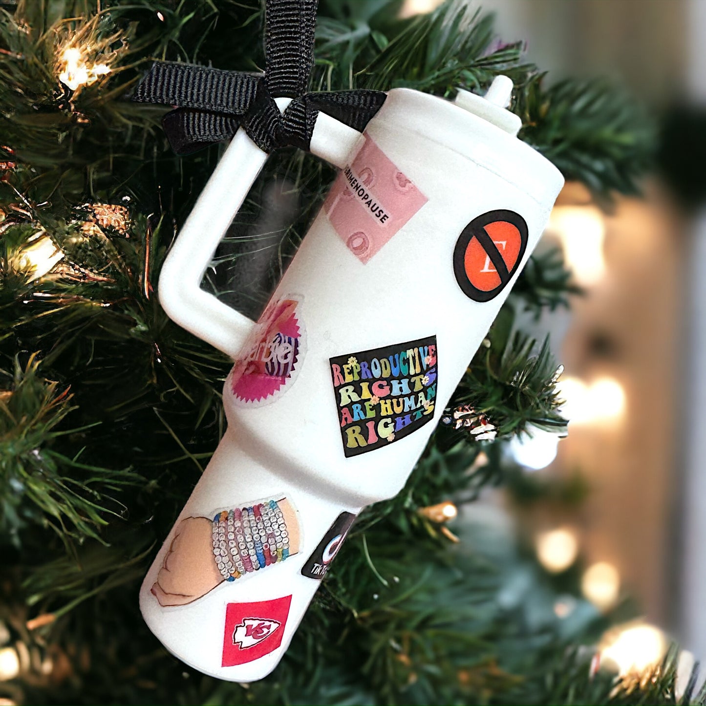Cheers to the Season: Customized Mini Stanley Cup Ornaments for the Perfect Gift!