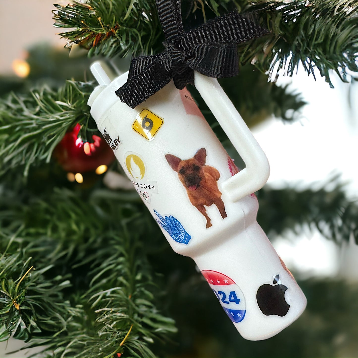 Cheers to the Season: Customized Mini Stanley Cup Ornaments for the Perfect Gift!
