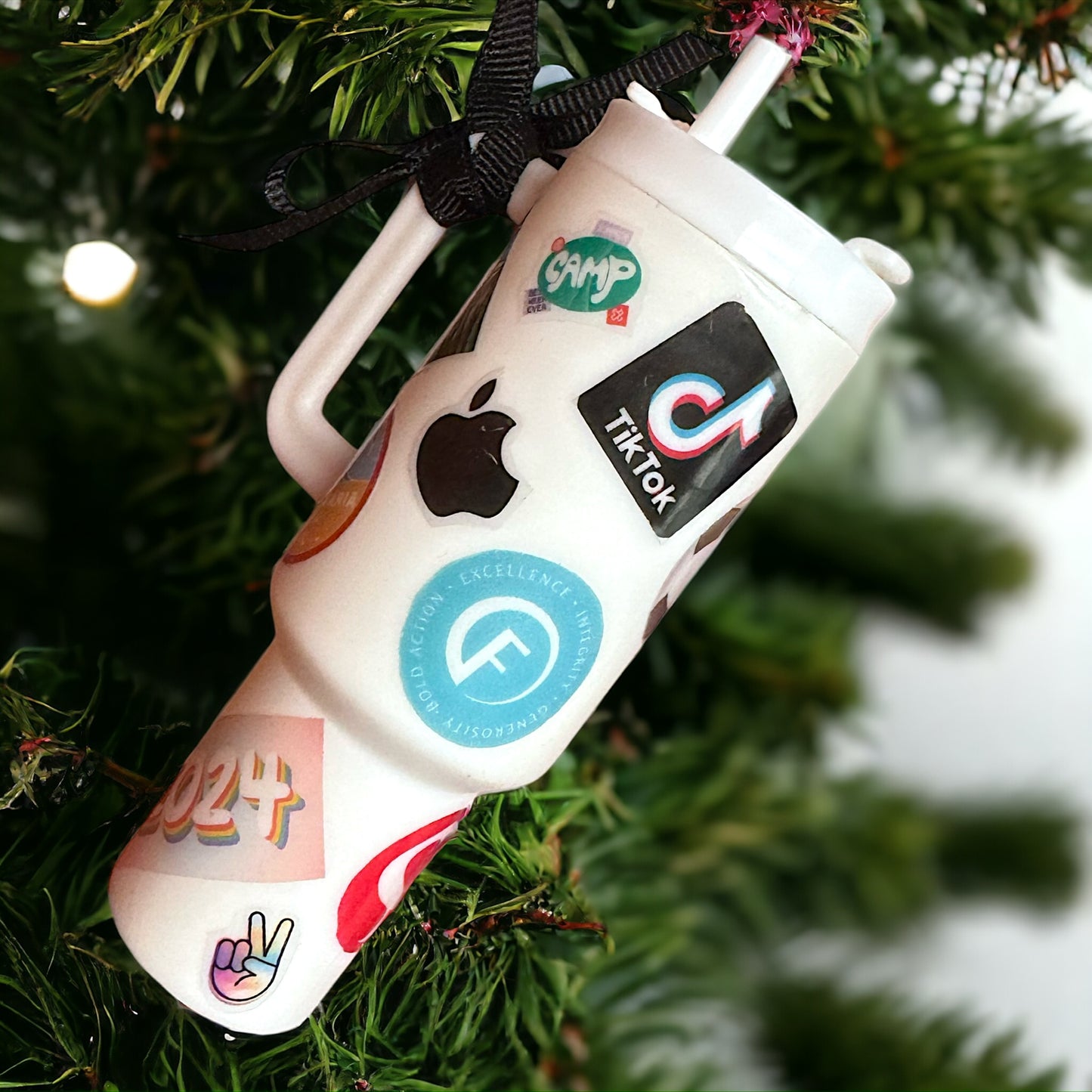 Cheers to the Season: Customized Mini Stanley Cup Ornaments for the Perfect Gift!
