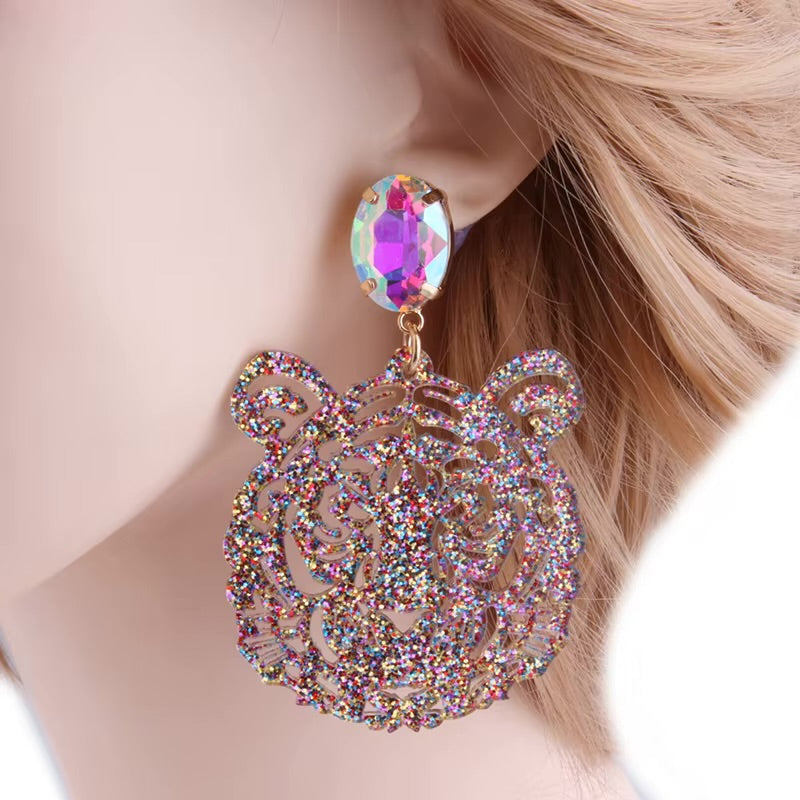 Purple & Gold Tiger Earrings – LSU Game Day Jewelry | 3 Fierce Styles!