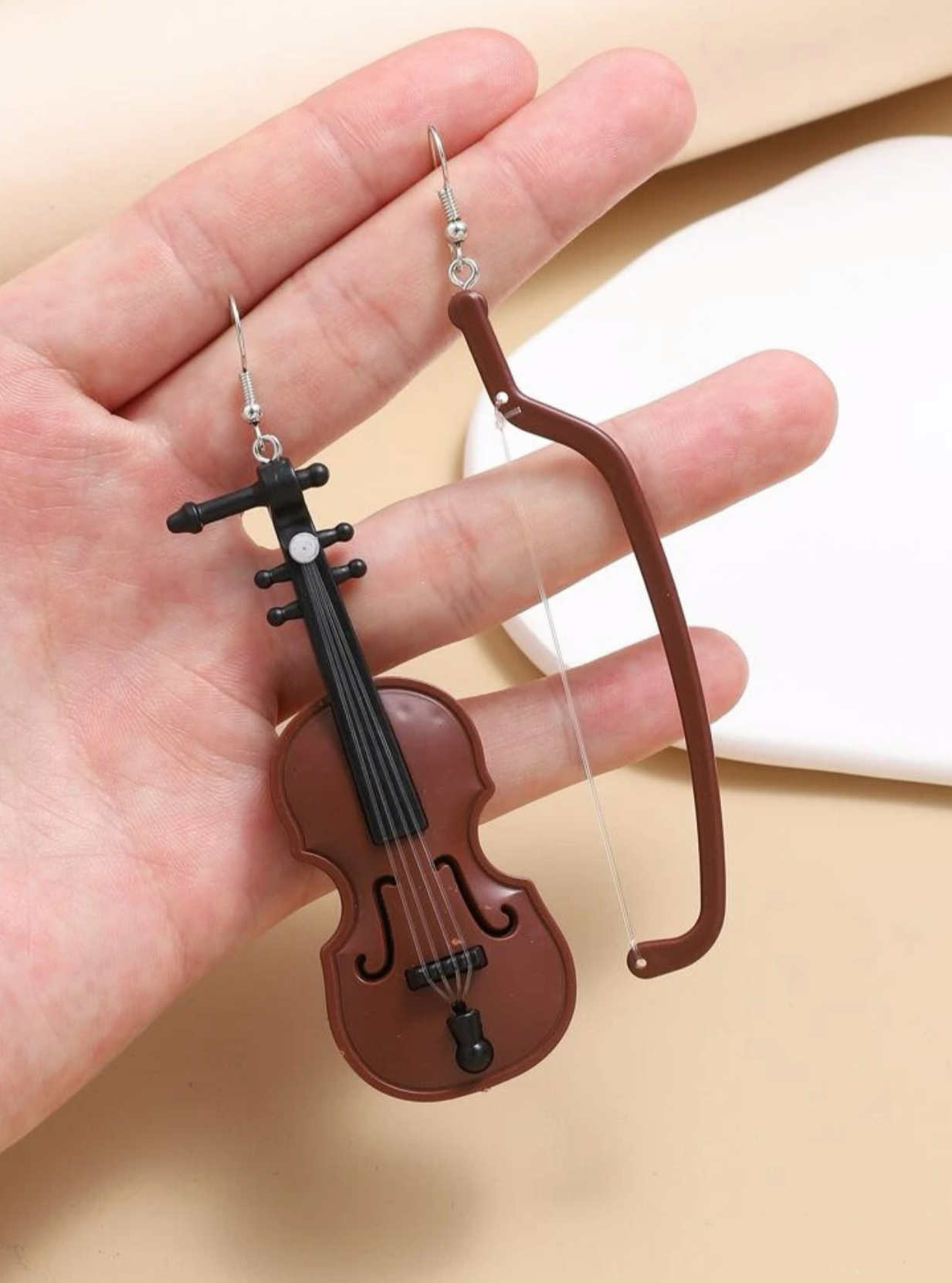 Amp Up Your Style with Musical Instrument Dangle Earrings! 🎶 - Rhythms of Grace Creative