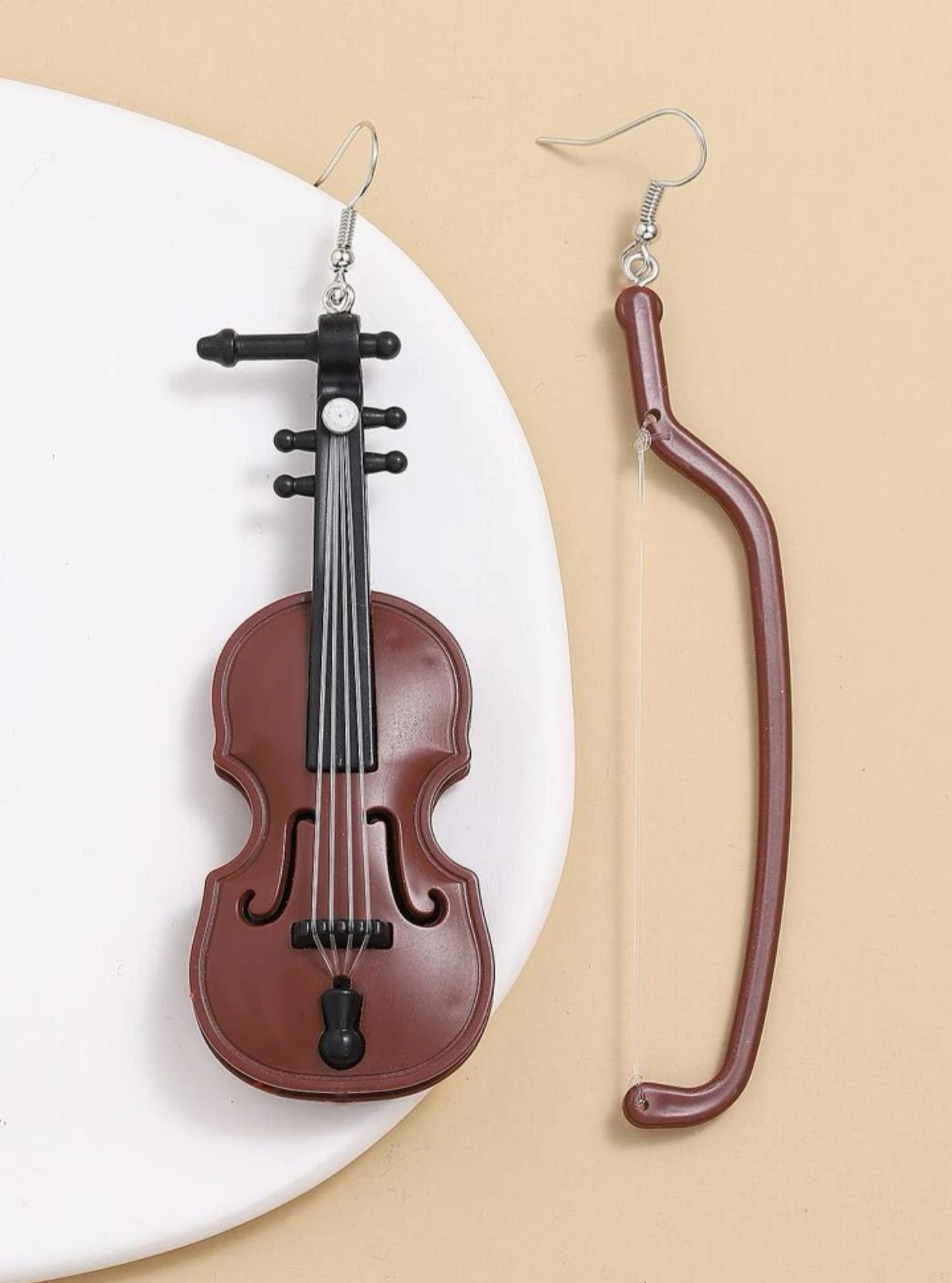 Amp Up Your Style with Musical Instrument Dangle Earrings! 🎶 - Rhythms of Grace Creative