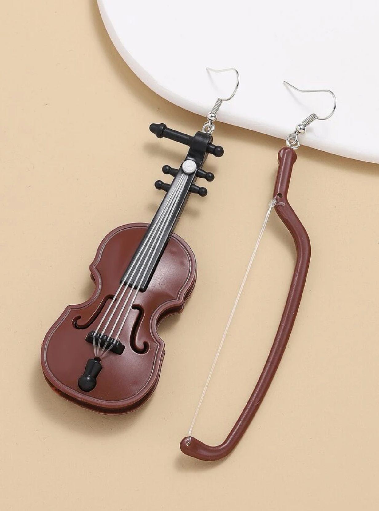 Amp Up Your Style with Musical Instrument Dangle Earrings! 🎶 - Rhythms of Grace Creative