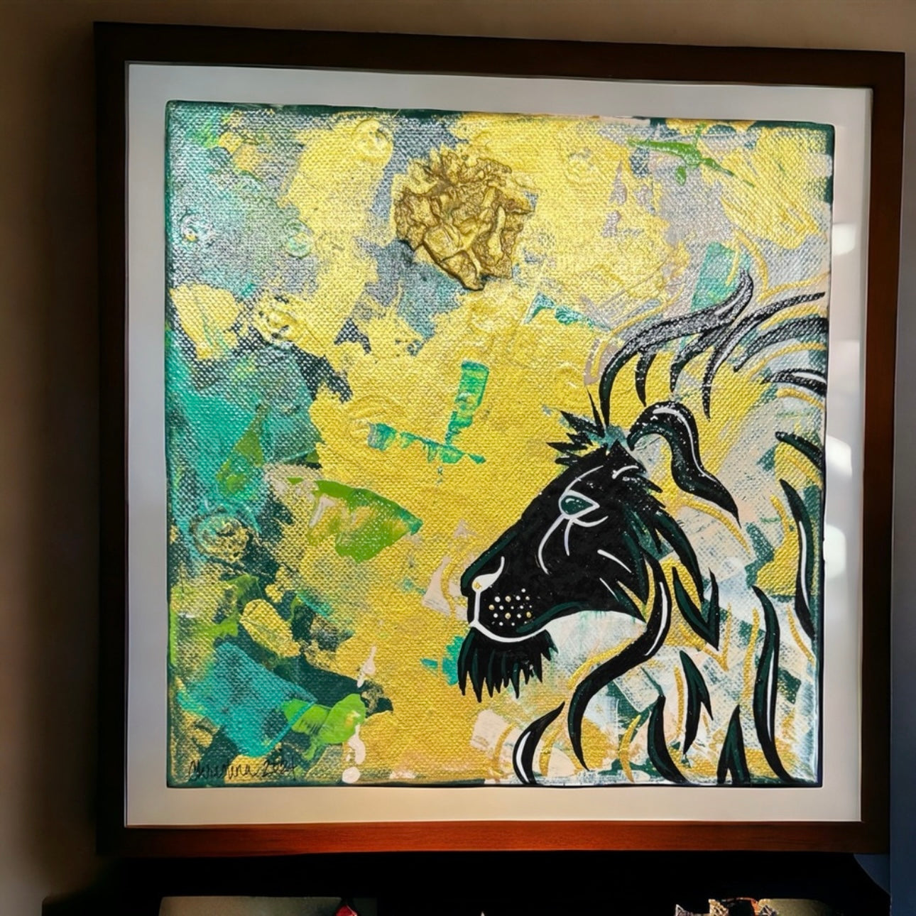 Stunning 8”x8” Original Textured Acrylic Painting - Unique Wall Art Ready to Hang