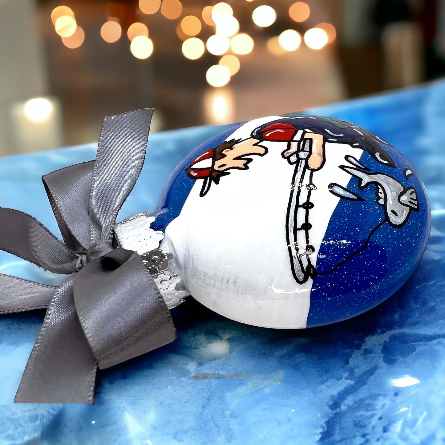 Fisherman Christmas Ornament - Personalized Gift for Fishing Enthusiasts