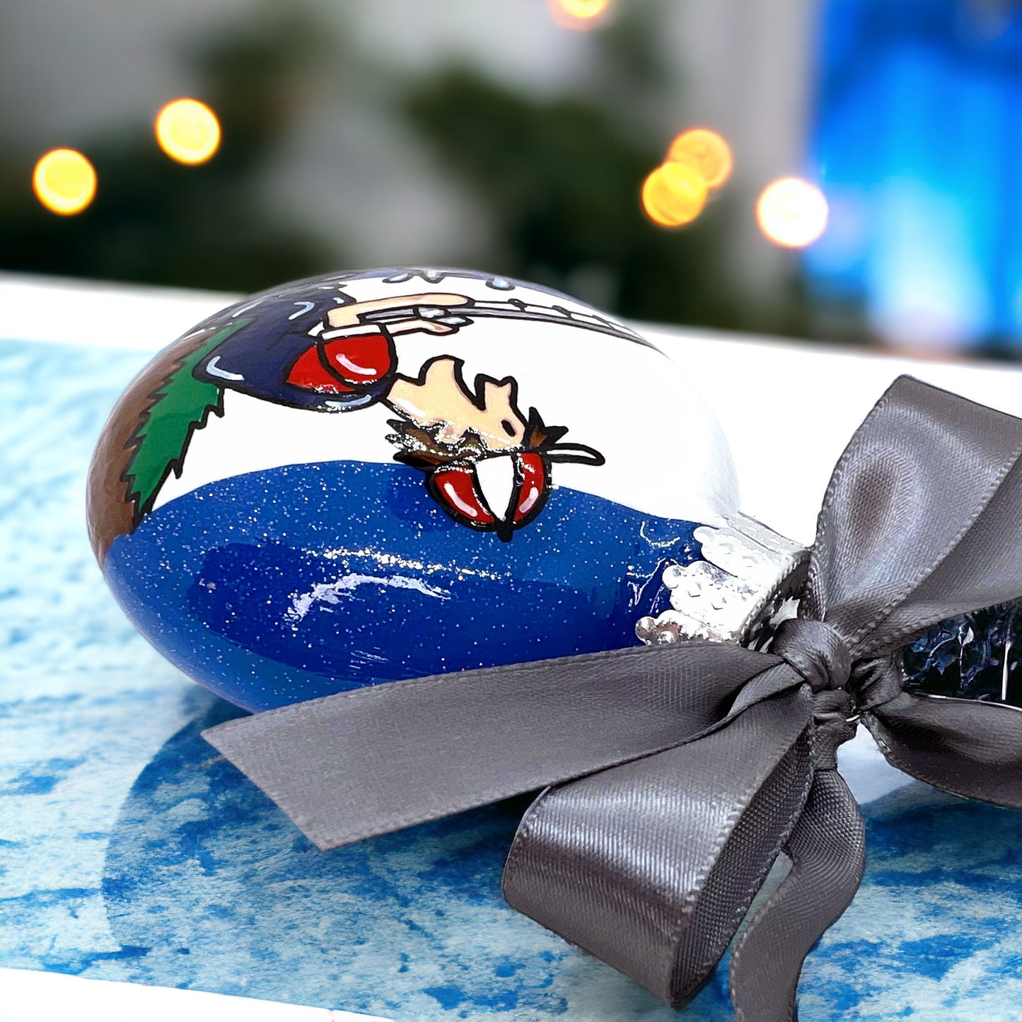 Fisherman Christmas Ornament - Personalized Gift for Fishing Enthusiasts