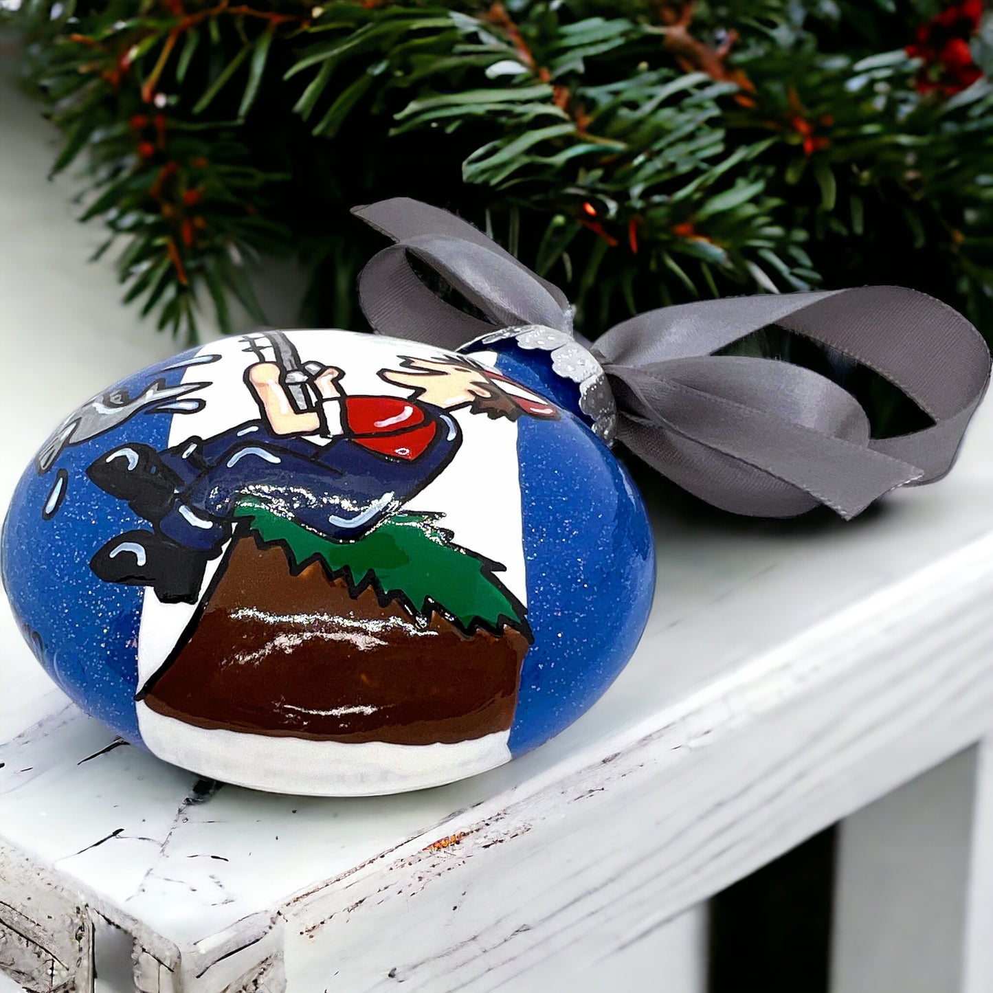 Fisherman Christmas Ornament - Personalized Gift for Fishing Enthusiasts