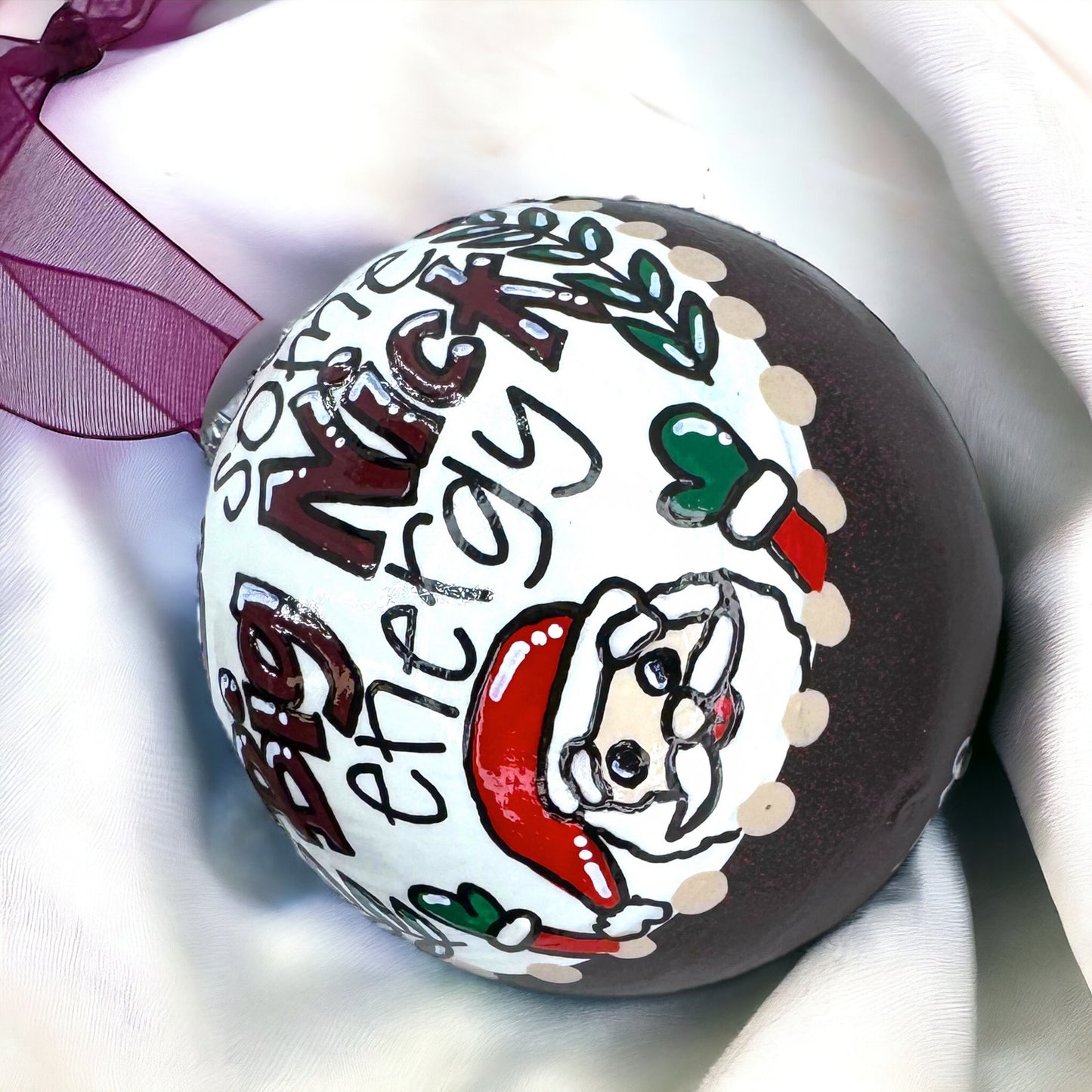 Big Nick Energy Christmas Ornament – Naughty List Approved Holiday Humor!