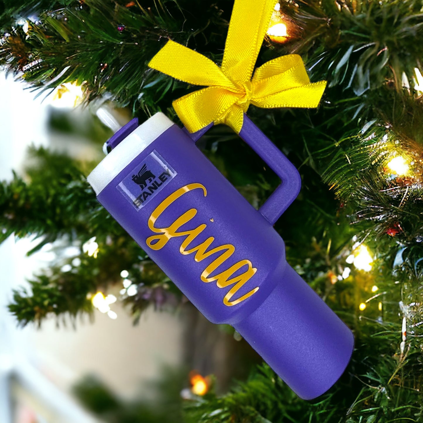 Cheers to the Season: Personalized Mini Stanley Cup Ornaments for the Perfect Gift!
