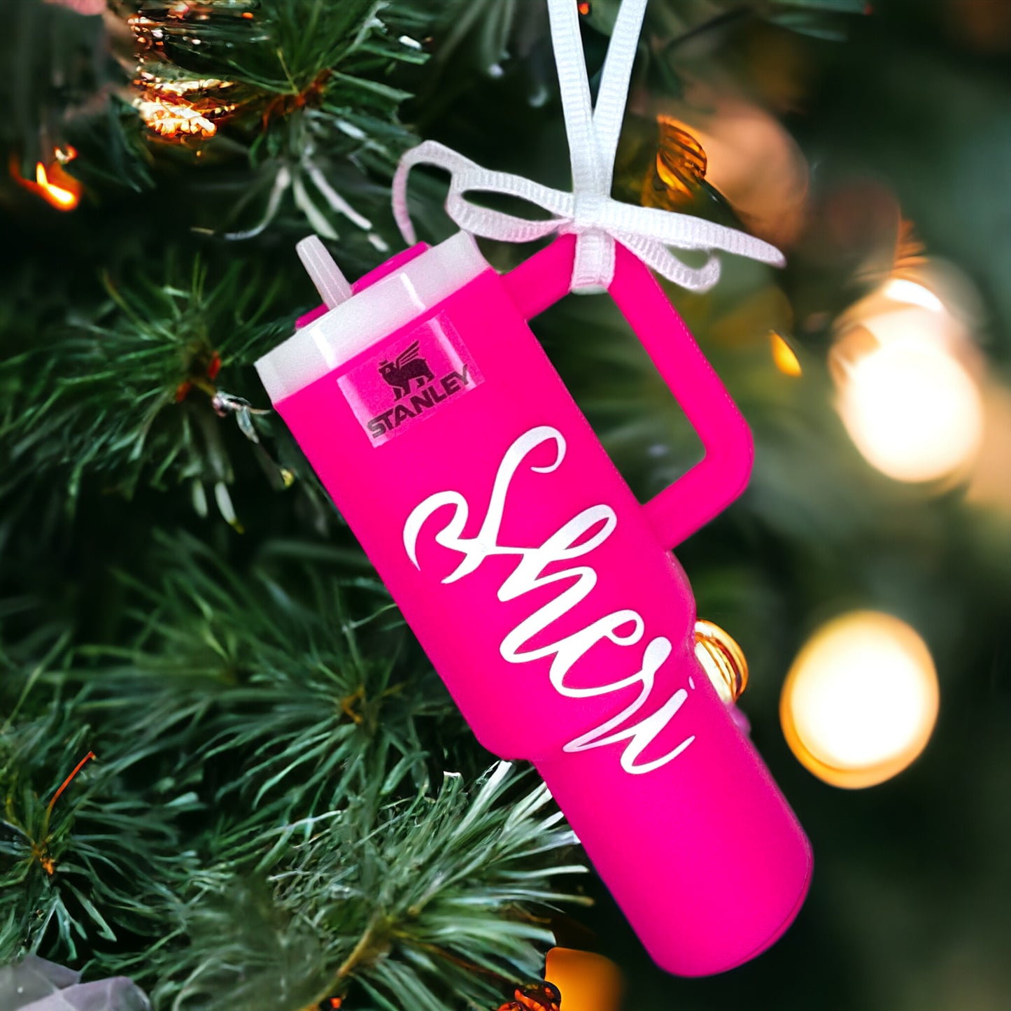 Cheers to the Season: Personalized Mini Stanley Cup Ornaments for the Perfect Gift!