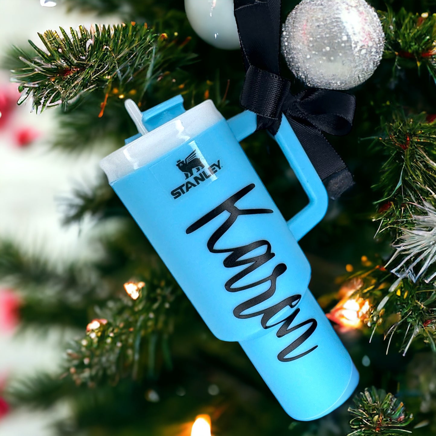 Cheers to the Season: Personalized Mini Stanley Cup Ornaments for the Perfect Gift!