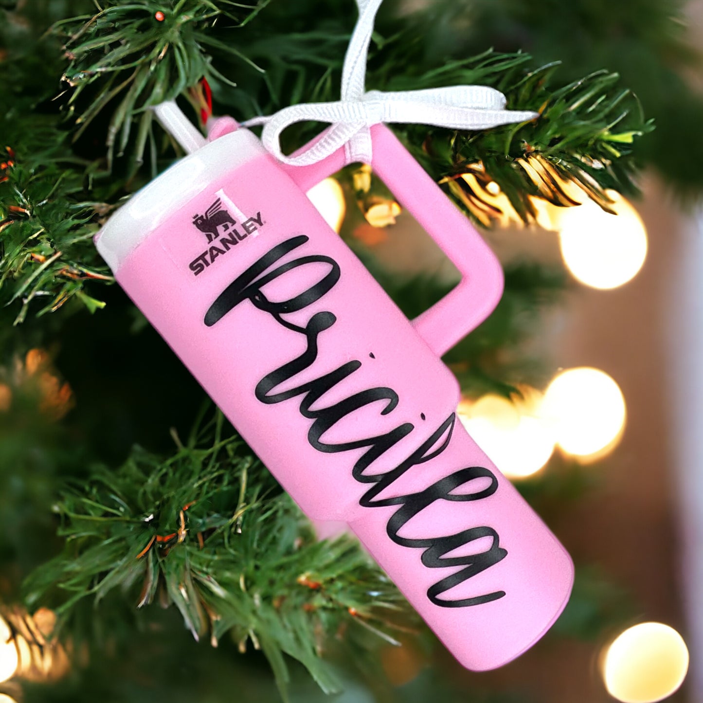Cheers to the Season: Personalized Mini Stanley Cup Ornaments for the Perfect Gift!