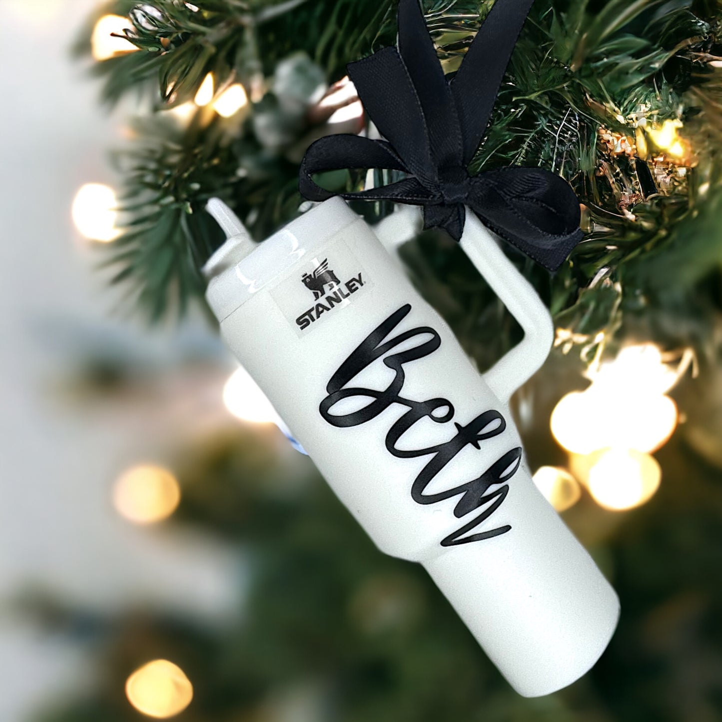 Cheers to the Season: Personalized Mini Stanley Cup Ornaments for the Perfect Gift!