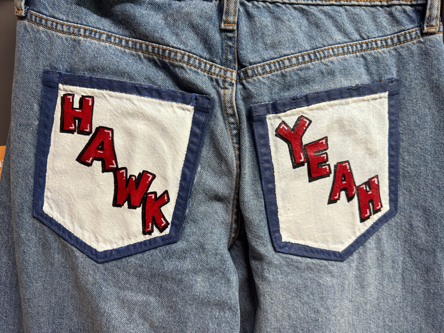 Senior Style With a Splash: Custom Hand-Painted Jeans for Class of 2026!