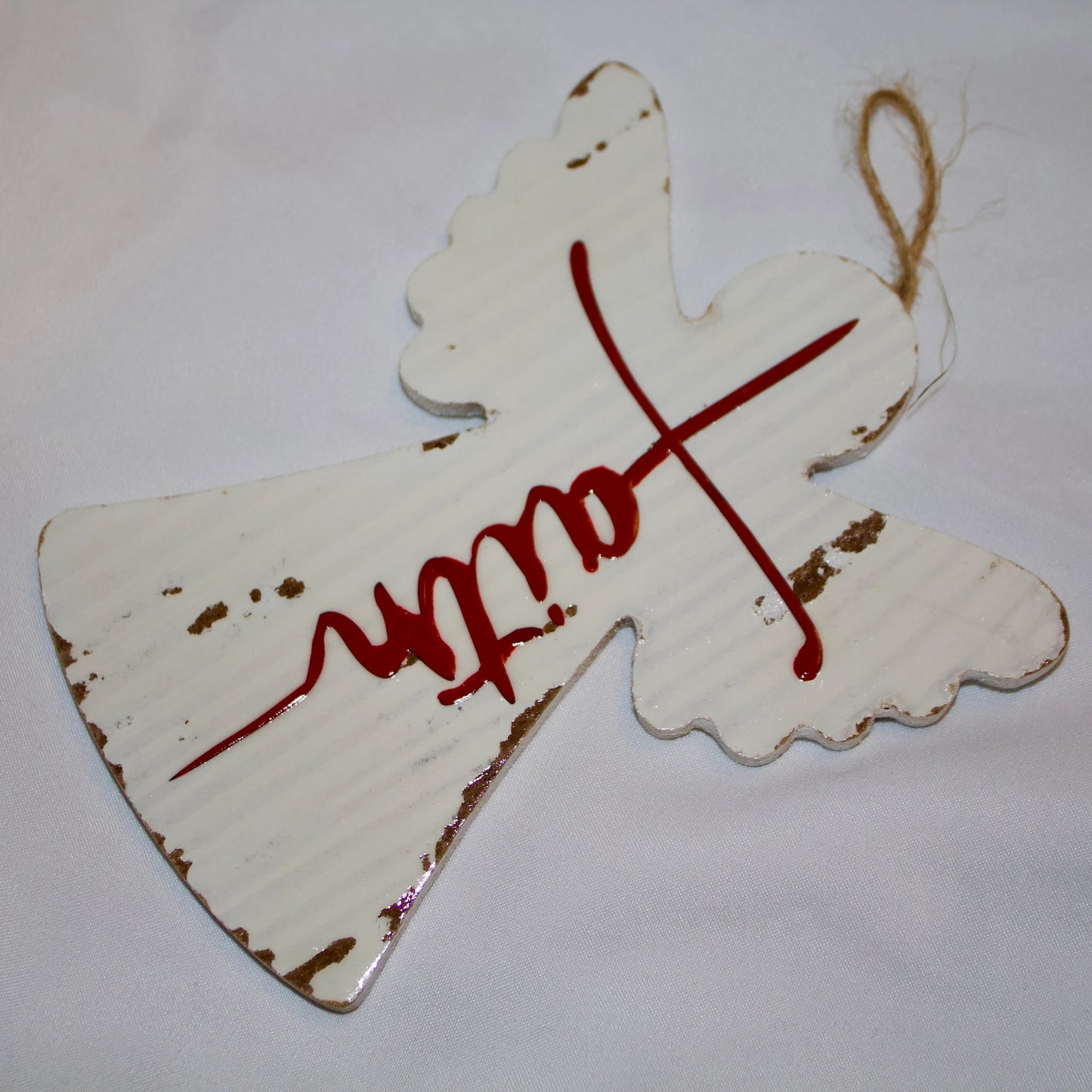 Angel Christmas Ornament: "Faith" – A Beautiful Christian Keepsake