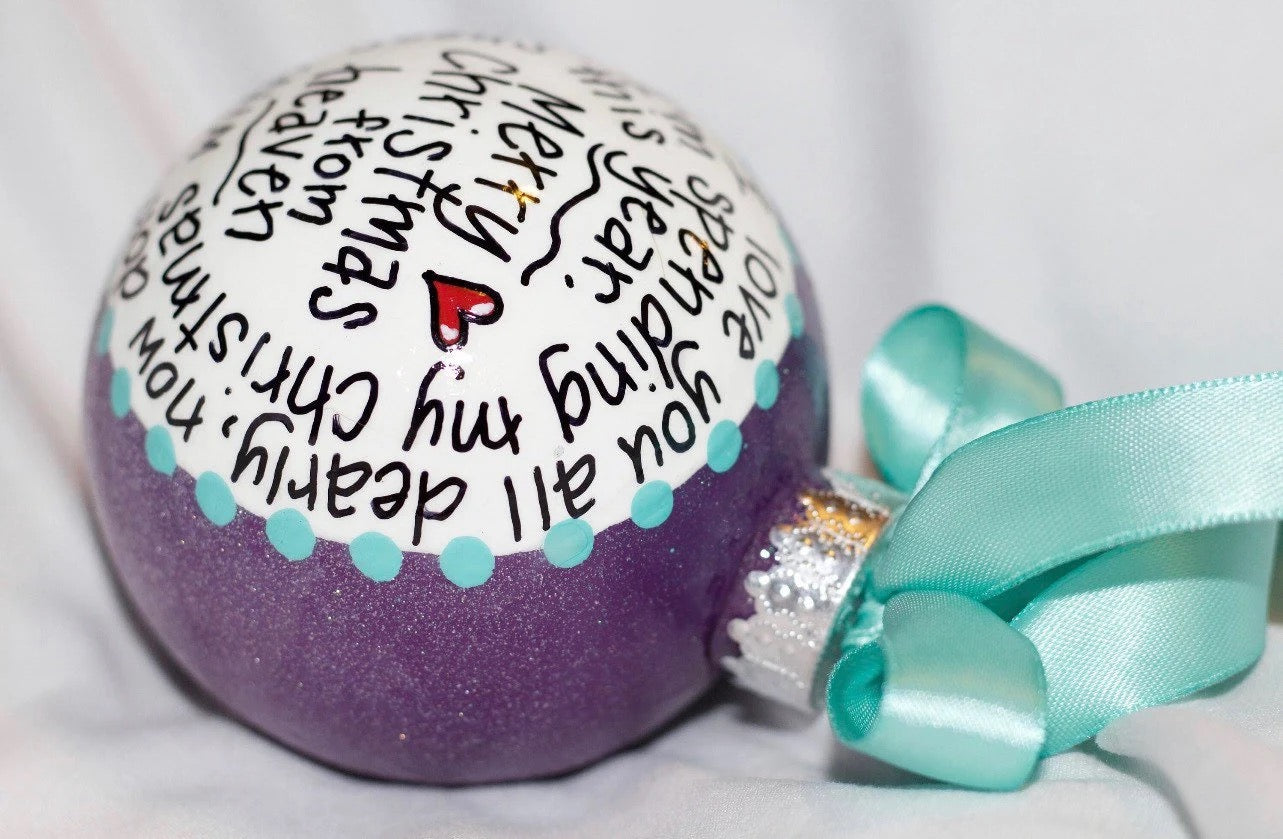 Christmas in Heaven Ornament – A Heartfelt Keepsake for Loved Ones Above 🎄❤️
