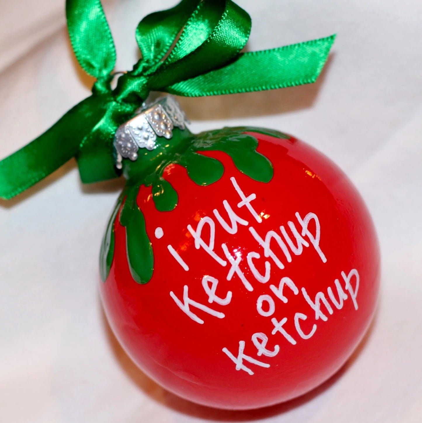 Christmas Ornament "Ketchup" - The Perfect Stocking Stuffer for Ketchup Lovers