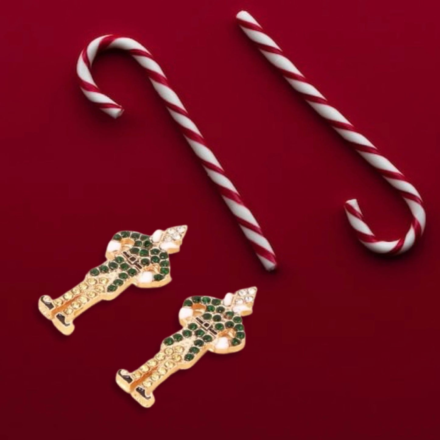 Buddy the Elf Stud Earrings - Sparkle This Holiday Season!
