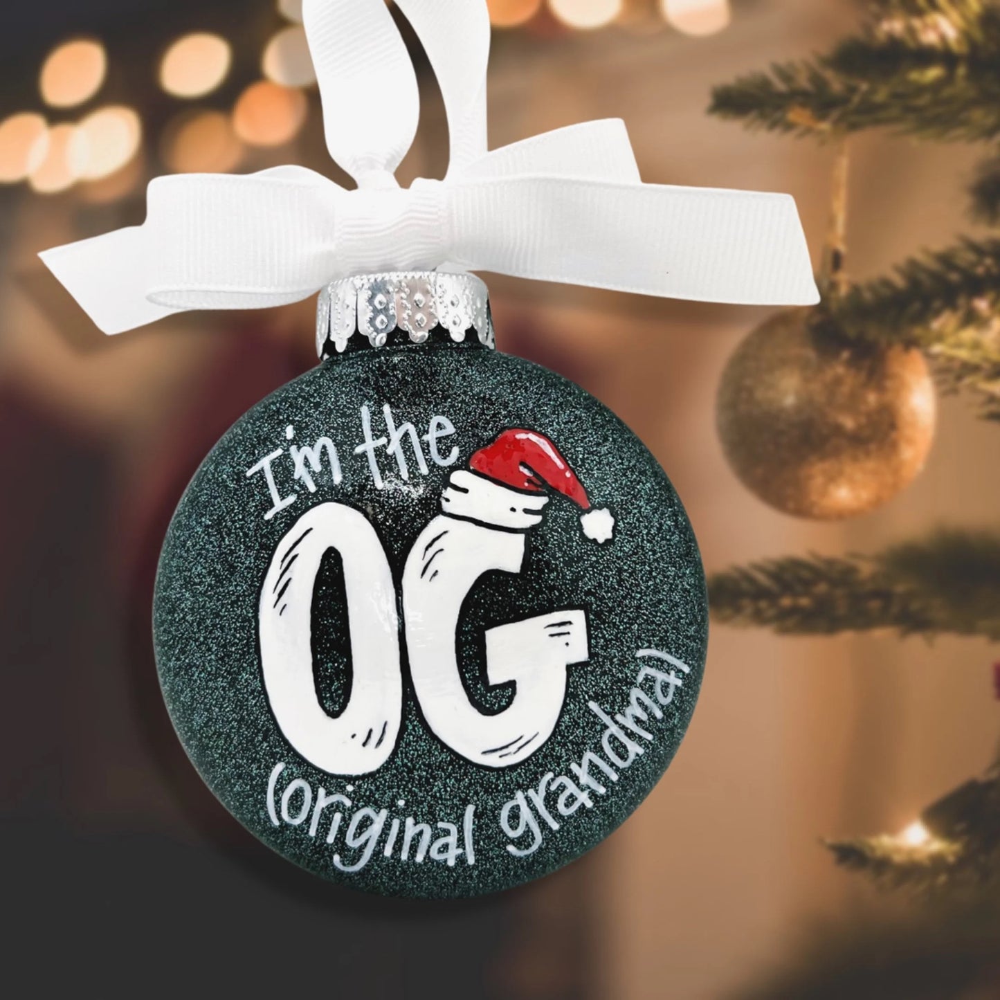 Christmas Ornament: "I'm the OG (Original Grandma/Grandpa)"
