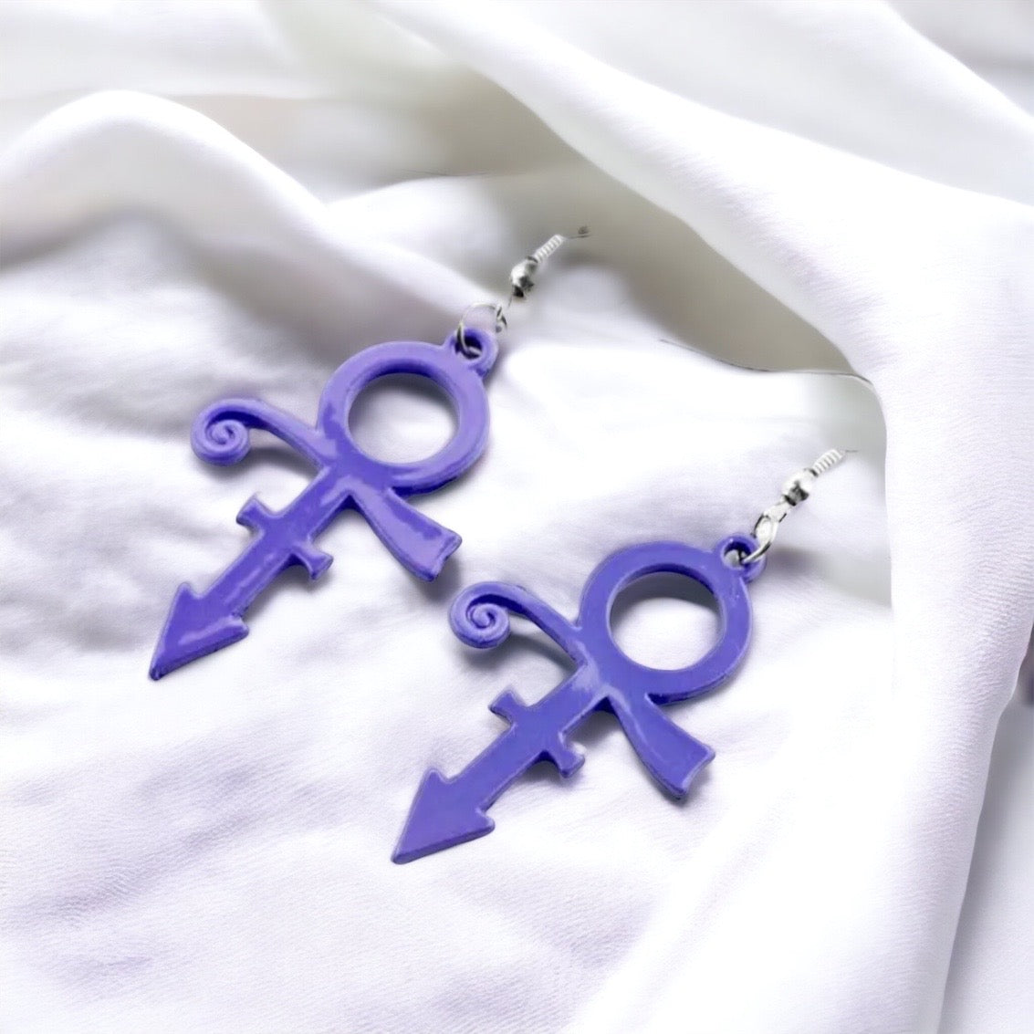 "Purple Rain" Earrings - A Tribute to Prince! - Rhythms of Grace Creative