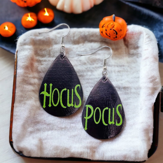 Hocus Pocus Earrings - True Crime, Handmade Jewelry, Witch Costume, Halloween Earrings, Halloween, Costume Jewelry, Handmade Earrings