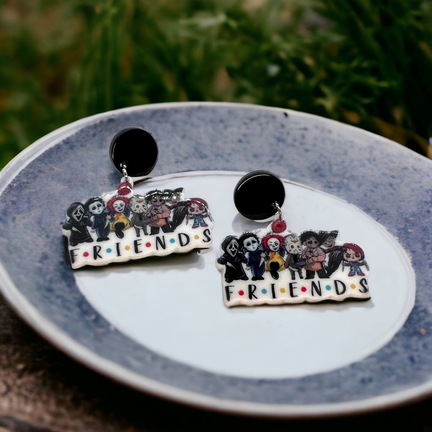 Spooktacular FRIENDS Earrings: Hauntingly Chic Halloween Accessories! - Rhythms of Grace Creative