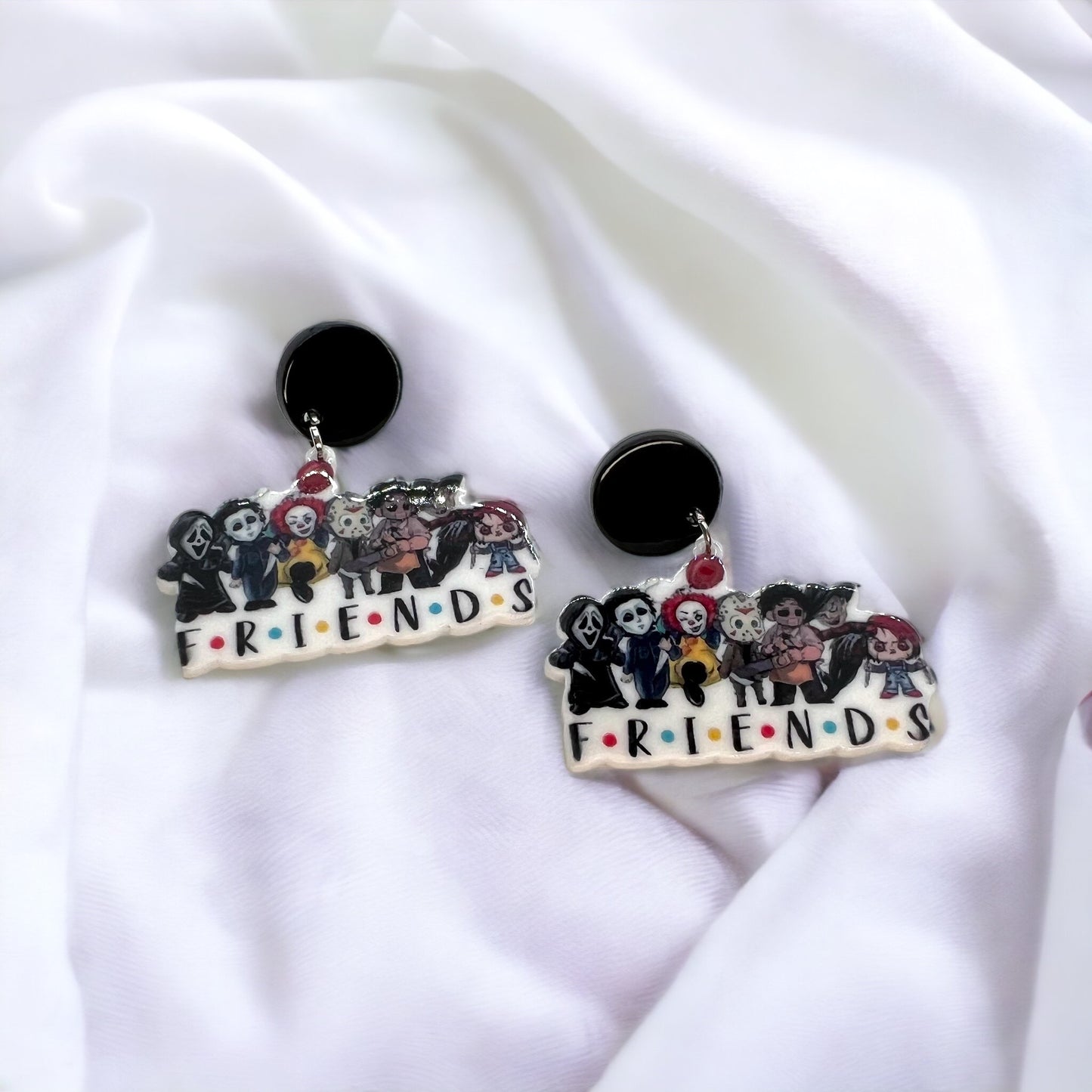 Spooktacular FRIENDS Earrings: Hauntingly Chic Halloween Accessories! - Rhythms of Grace Creative