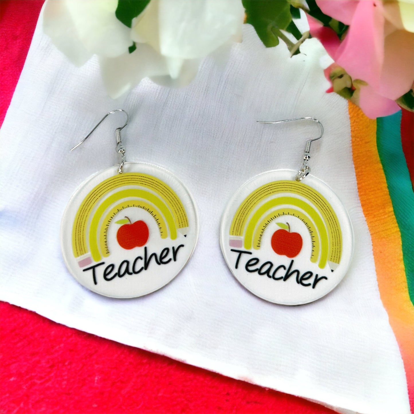 Teacher Earrings Collection: Show Your Passion for Teaching! ๐ - Rhythms of Grace Creative