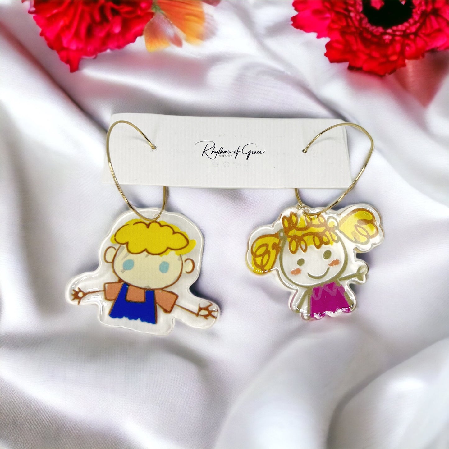 Teacher ABC's Earrings: Celebrate Educators in Style! ๐ - Rhythms of Grace Creative