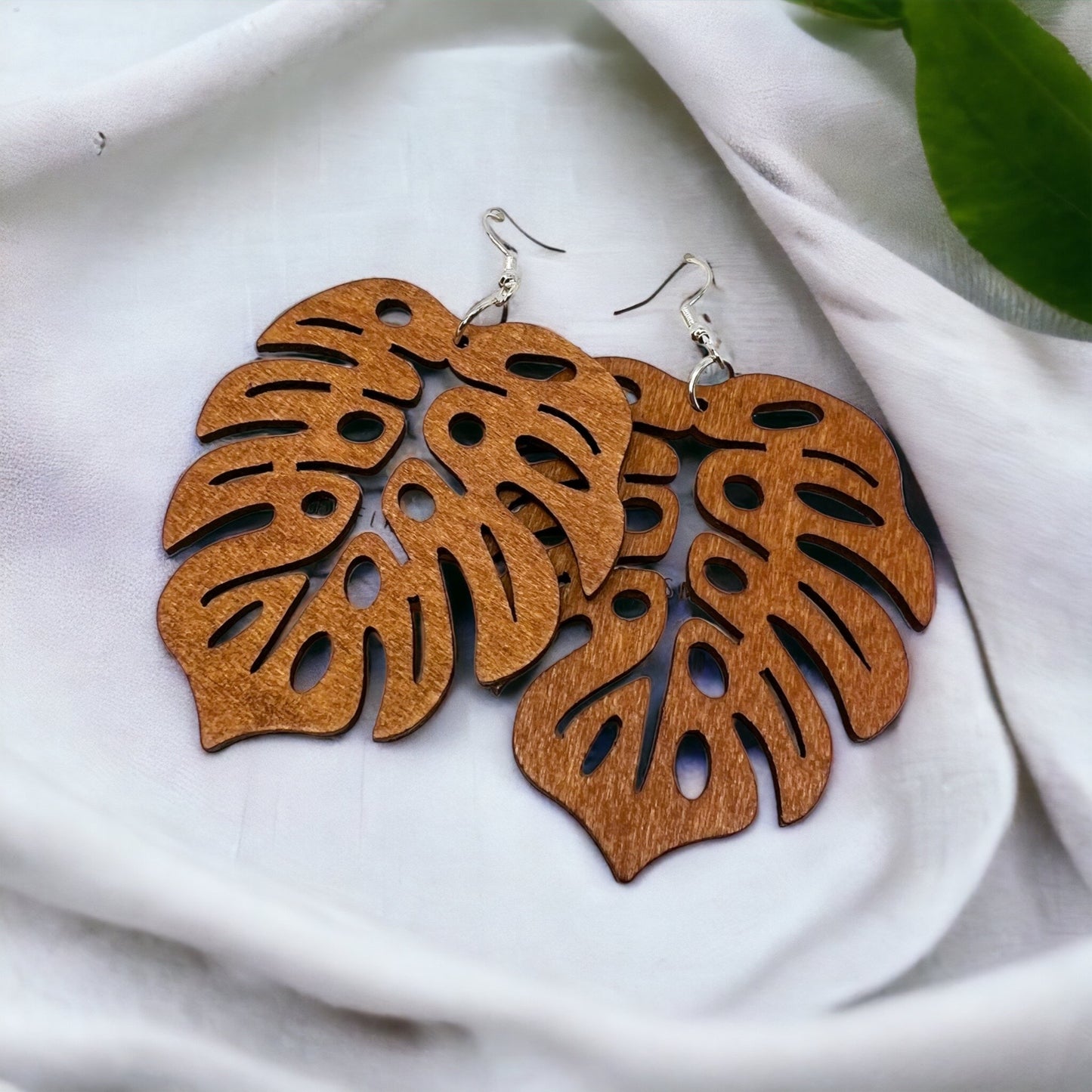 Embrace Your Inner Boho Queen with Our Wooden Leaf Earrings! ๐ฟ - Rhythms of Grace Creative