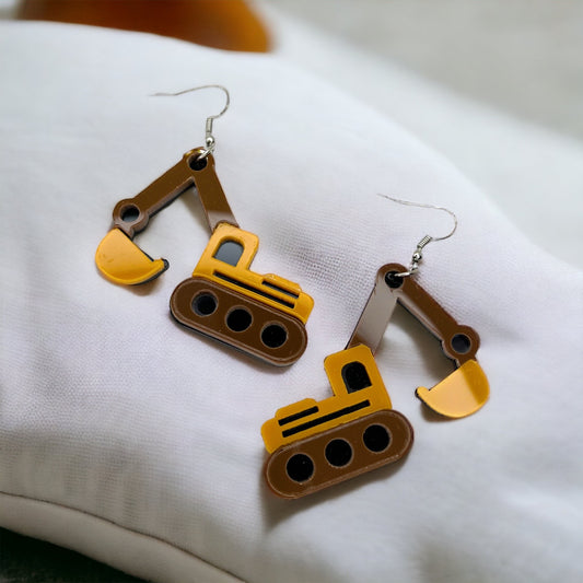 Dig Up Style with Our Heavy Equipment Earrings - Construction Collection! 🚜🛠️ - Rhythms of Grace Creative