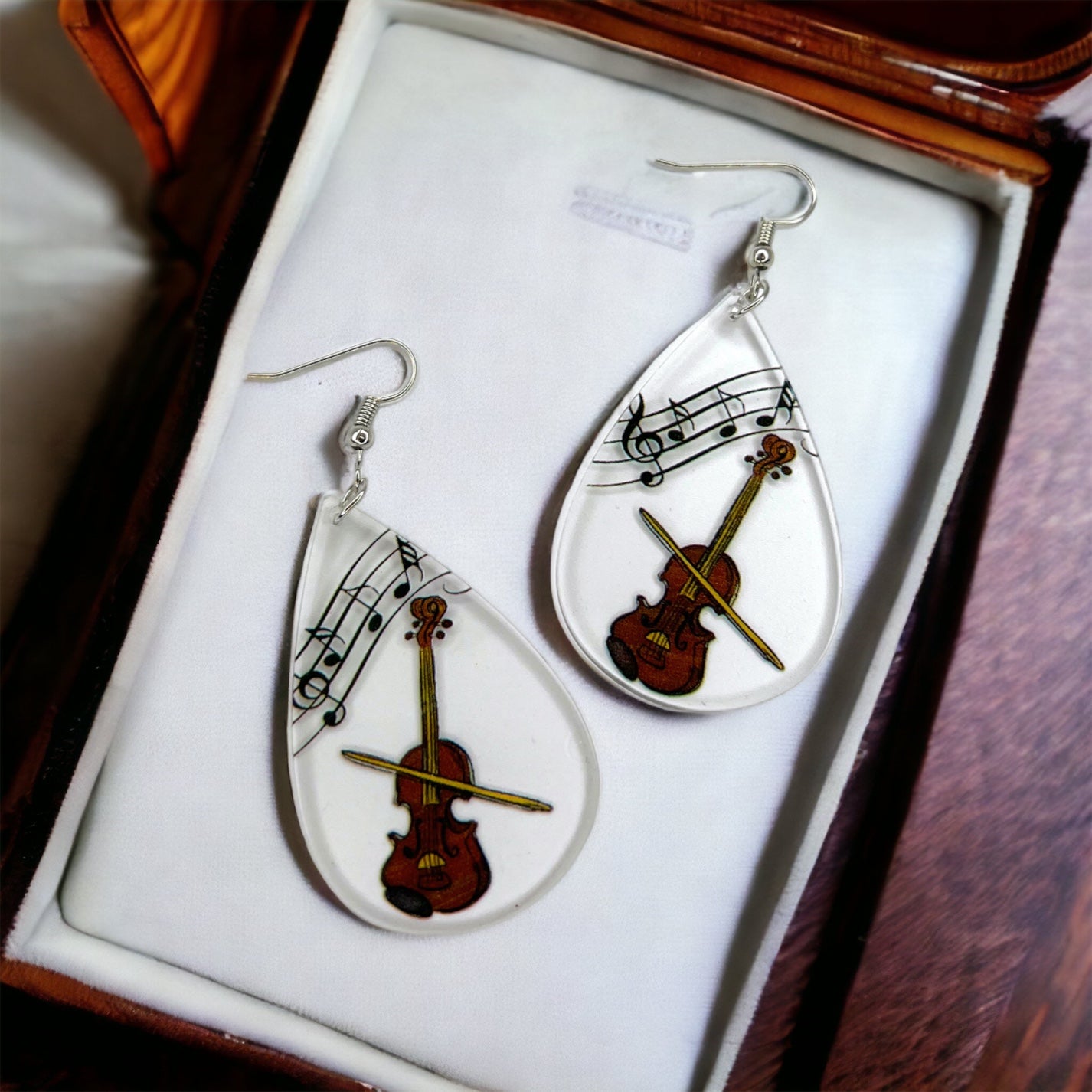 Amp Up Your Style with Musical Instrument Dangle Earrings! 🎶 - Rhythms of Grace Creative