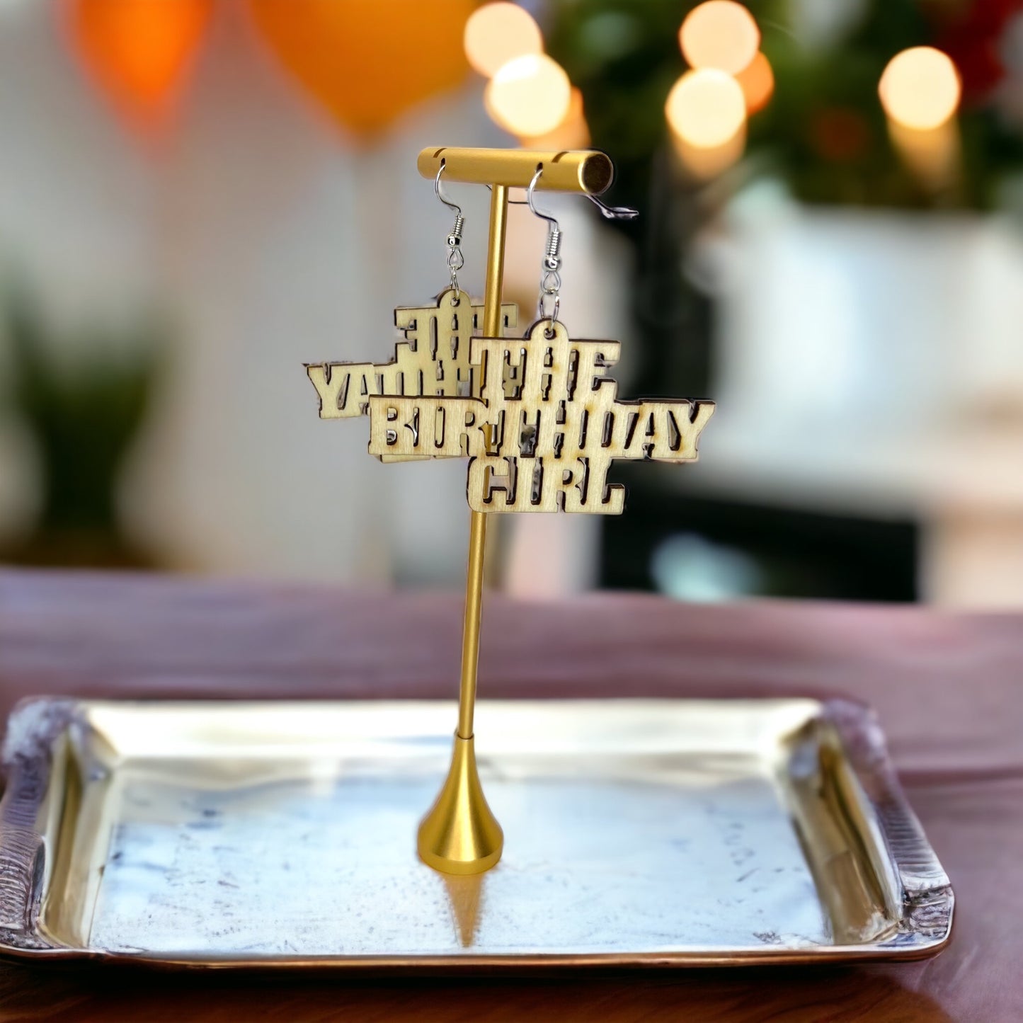Party Vibes: 'Birthday Girl' Earrings for the Ultimate Celebration! - Rhythms of Grace Creative