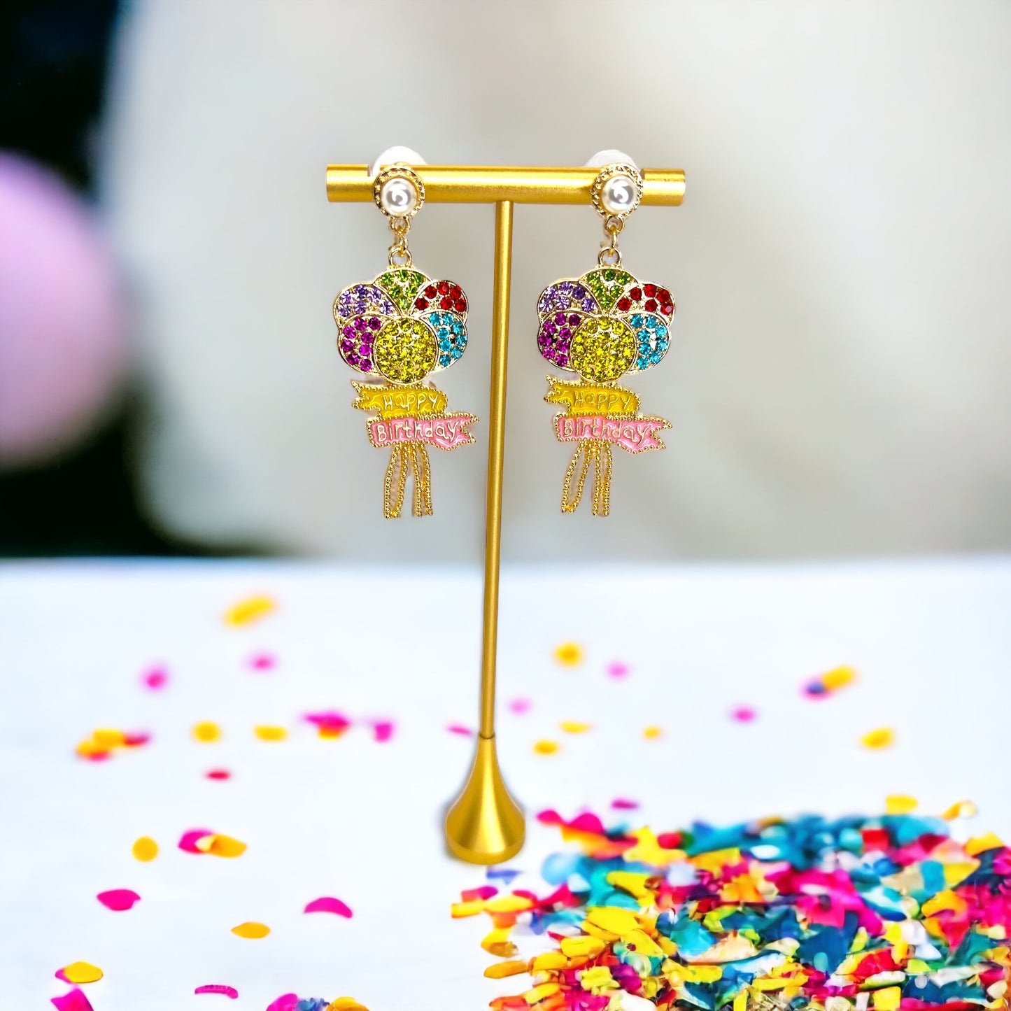 Sparkle & Shine: Birthday Girl Earrings 🎉 - Rhythms of Grace Creative