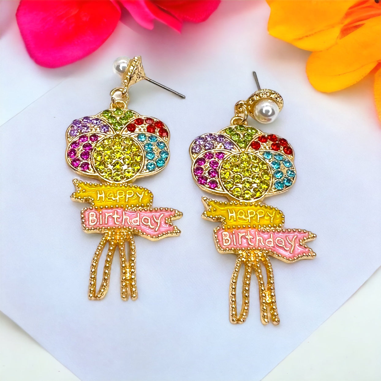 Sparkle & Shine: Birthday Girl Earrings 🎉 - Rhythms of Grace Creative