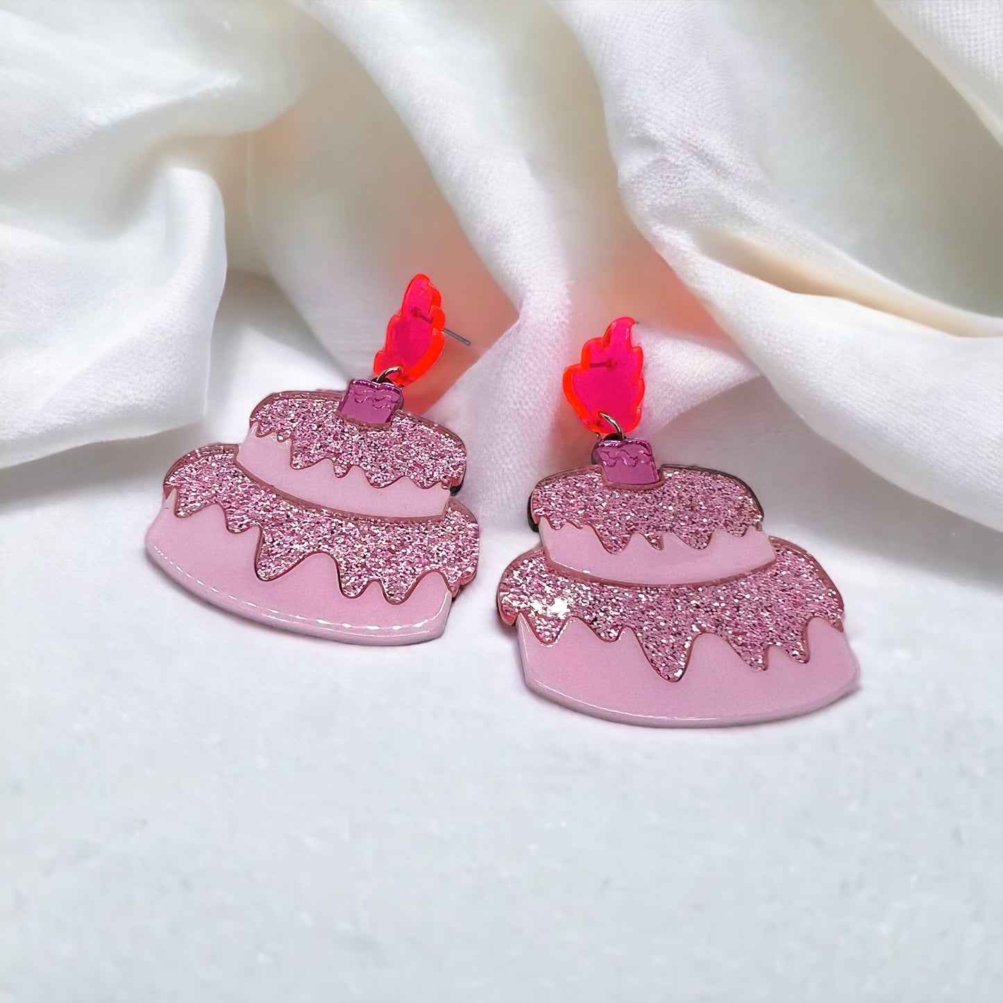 Happy Birthday Earrings - Birthday Accessories, Birthday Queen, Birthday Girl Earrings, Happy Birthday - Rhythms of Grace Creative