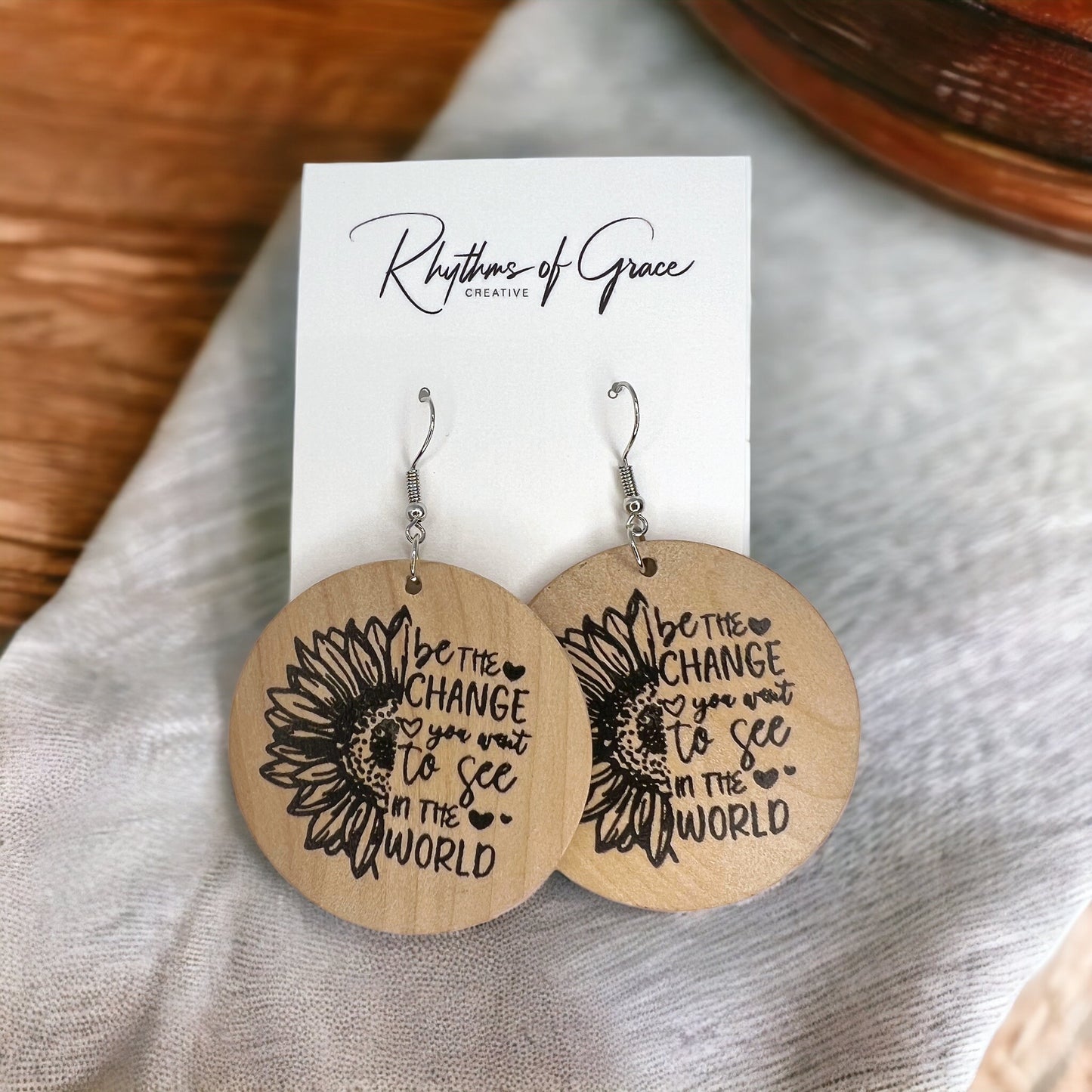 Be the Change – Wear the Words That Matter - Rhythms of Grace Creative
