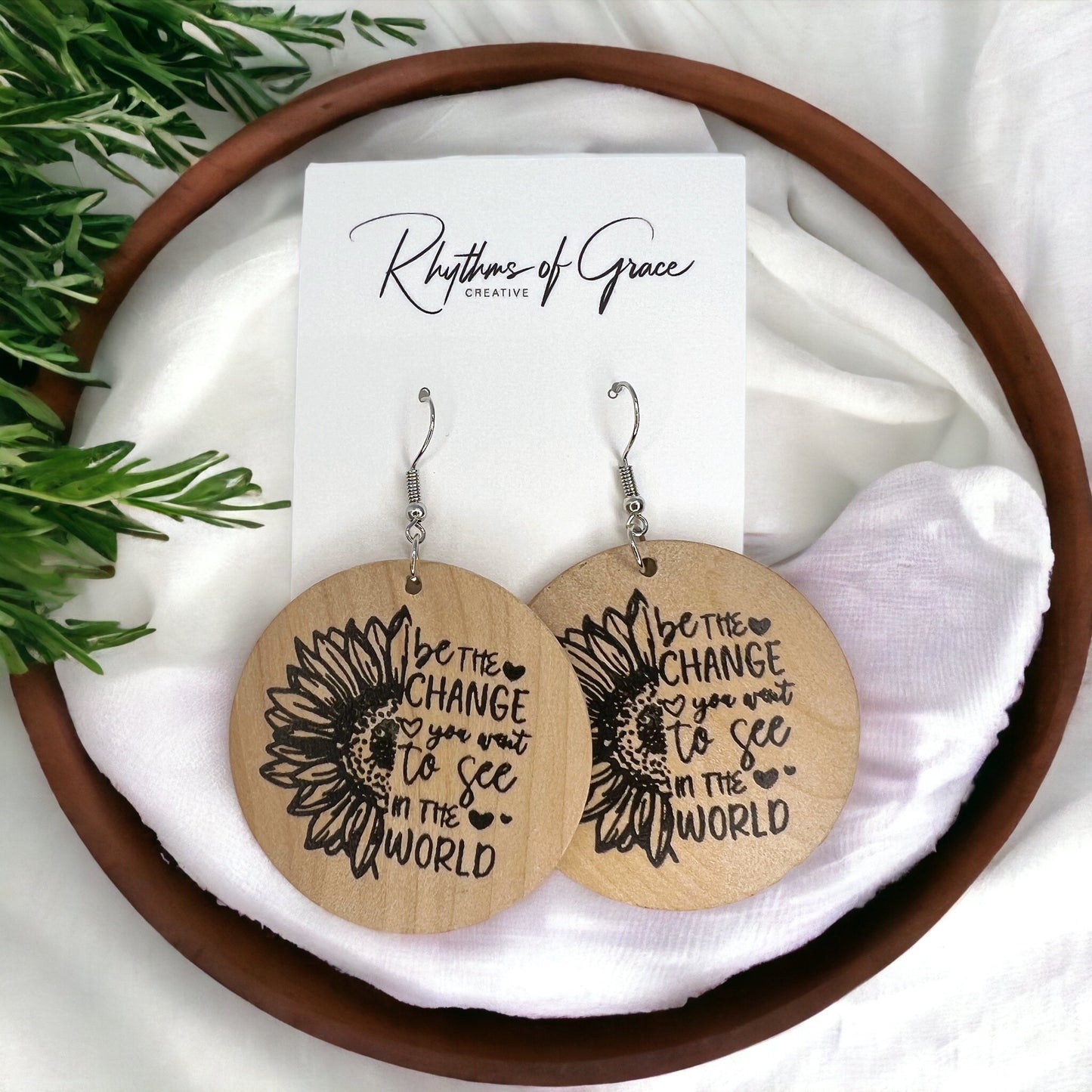 Be the Change – Wear the Words That Matter - Rhythms of Grace Creative